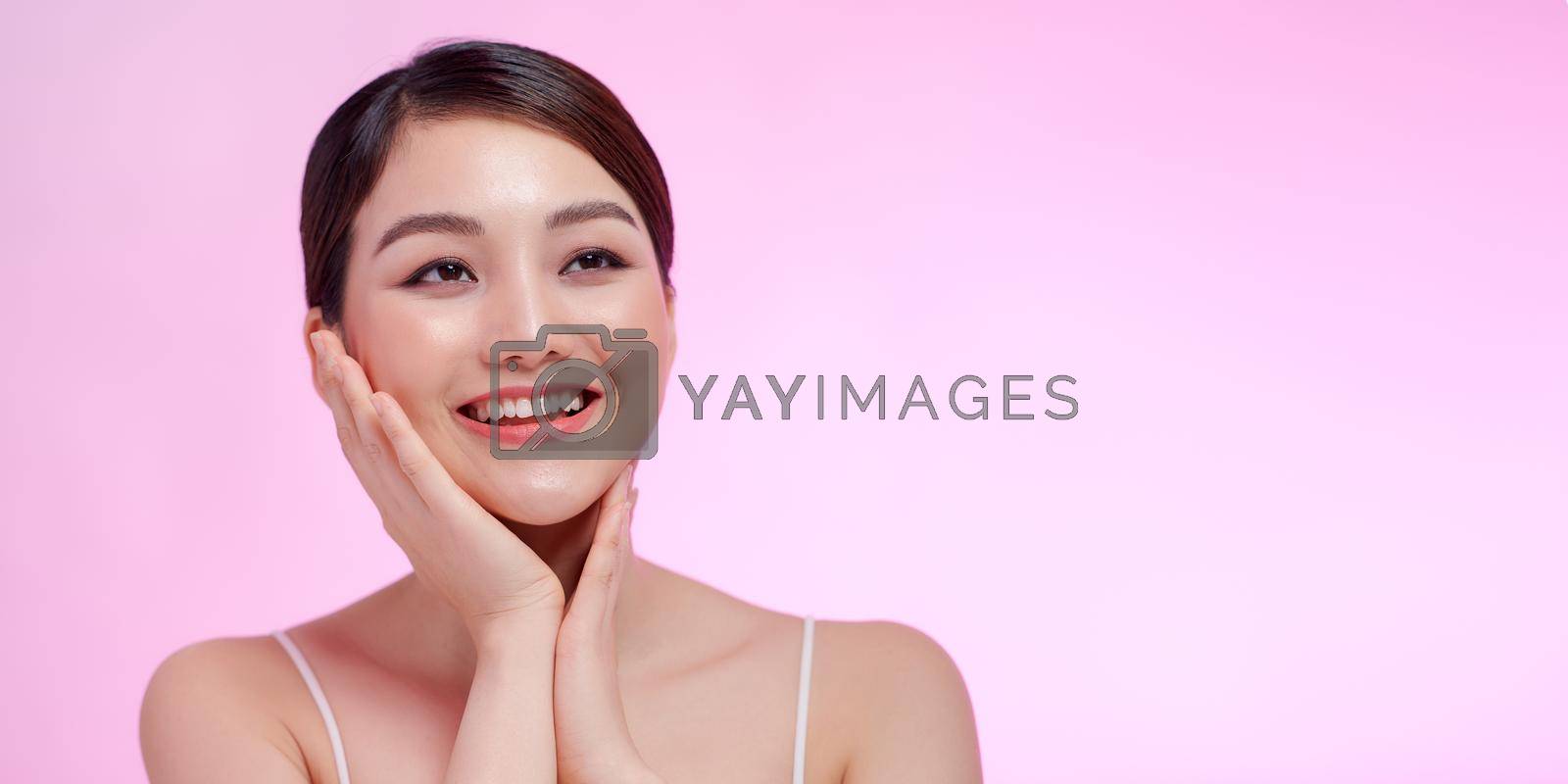 Royalty free image of Asia beauty woman healthy skin by makidotvn