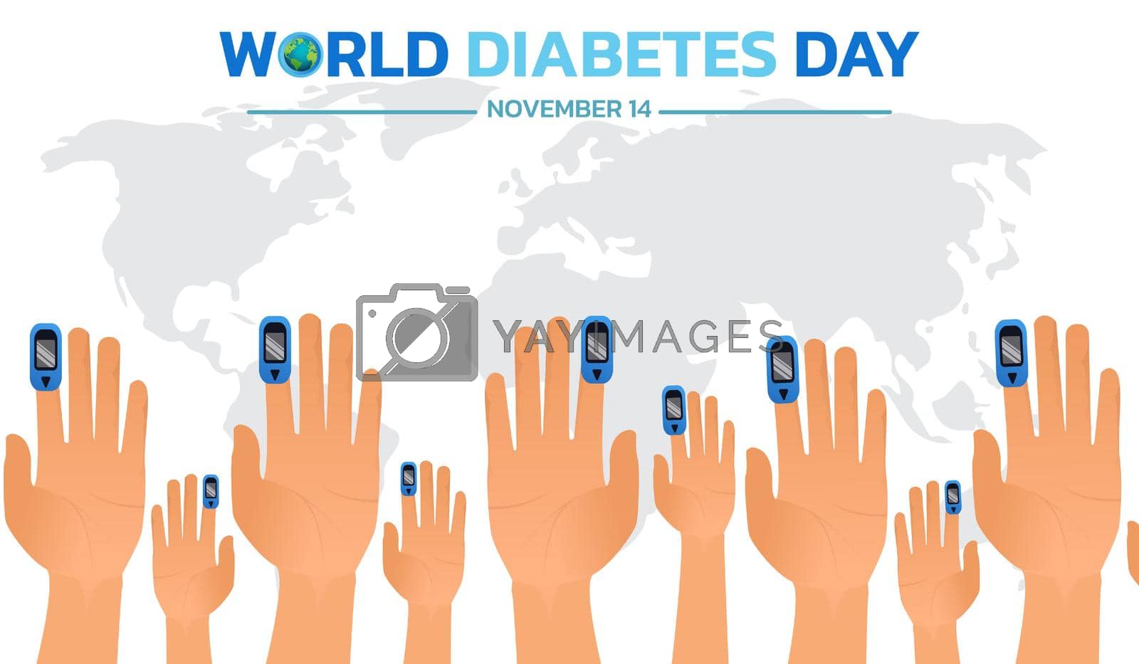 Royalty free image of World Diabetes Day by chuttee