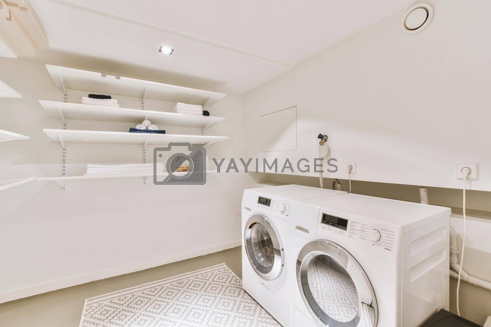 Royalty free image of Interior of the laundry room by casamedia