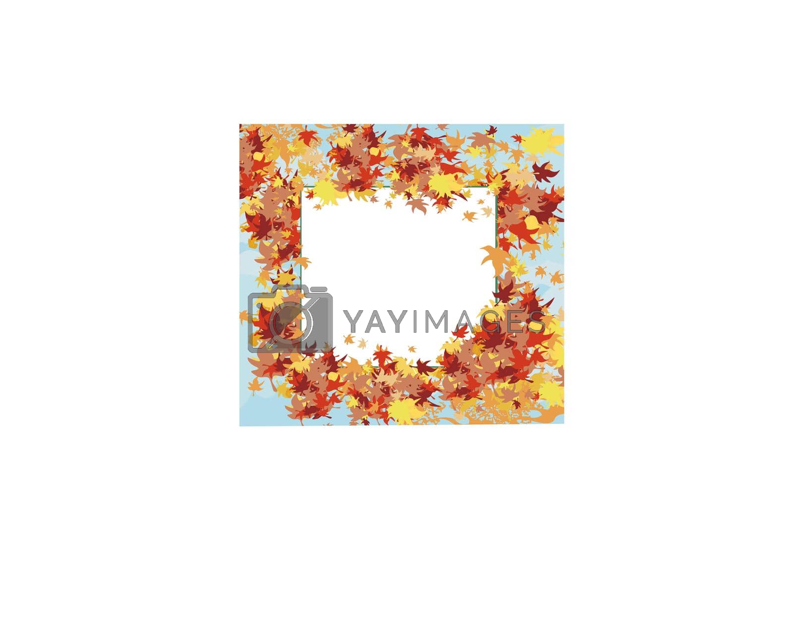 Royalty free image of autumn frame by JackyBrown