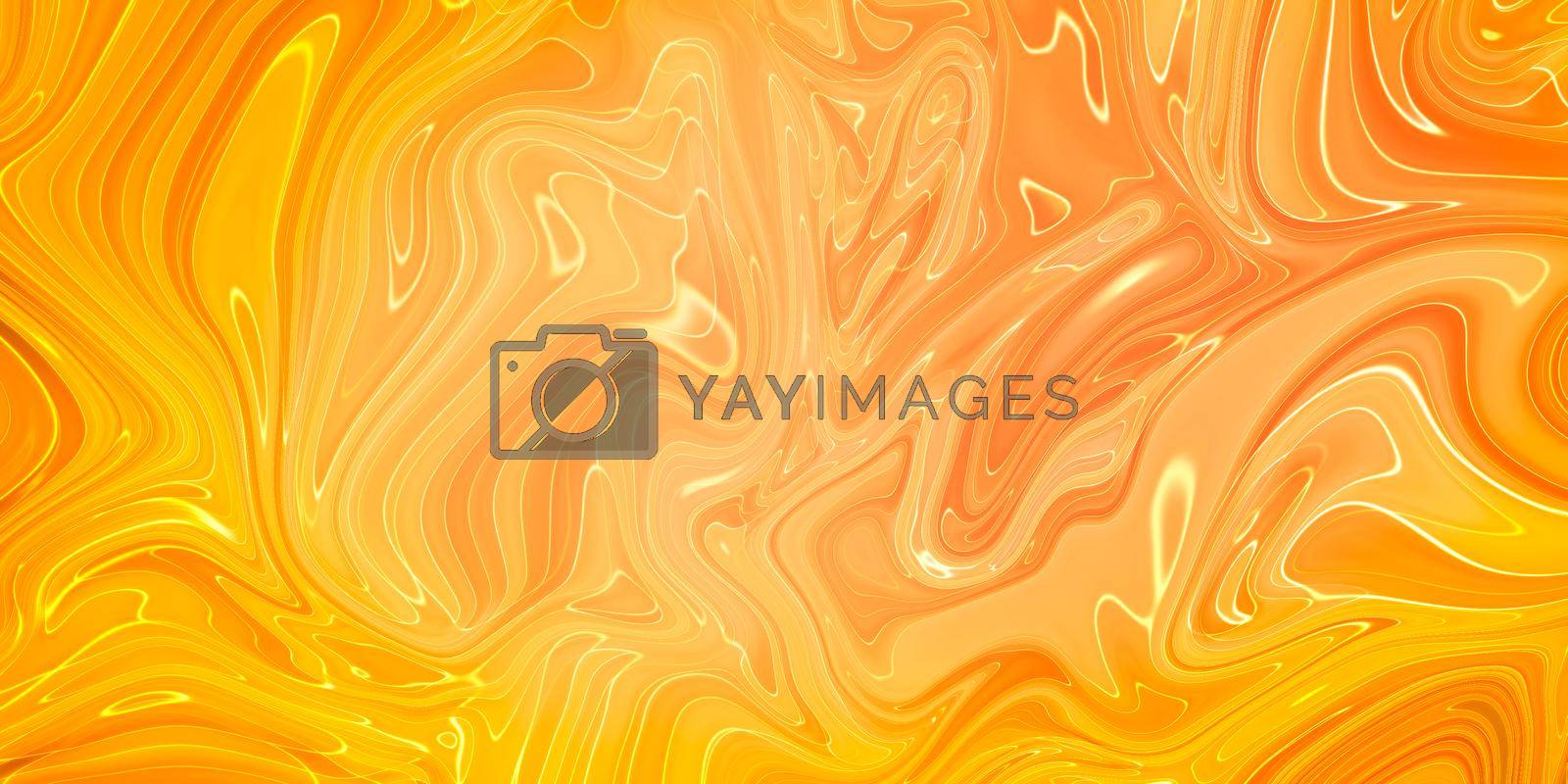 Abstract orange paint background. Acrylic texture with marble pattern.