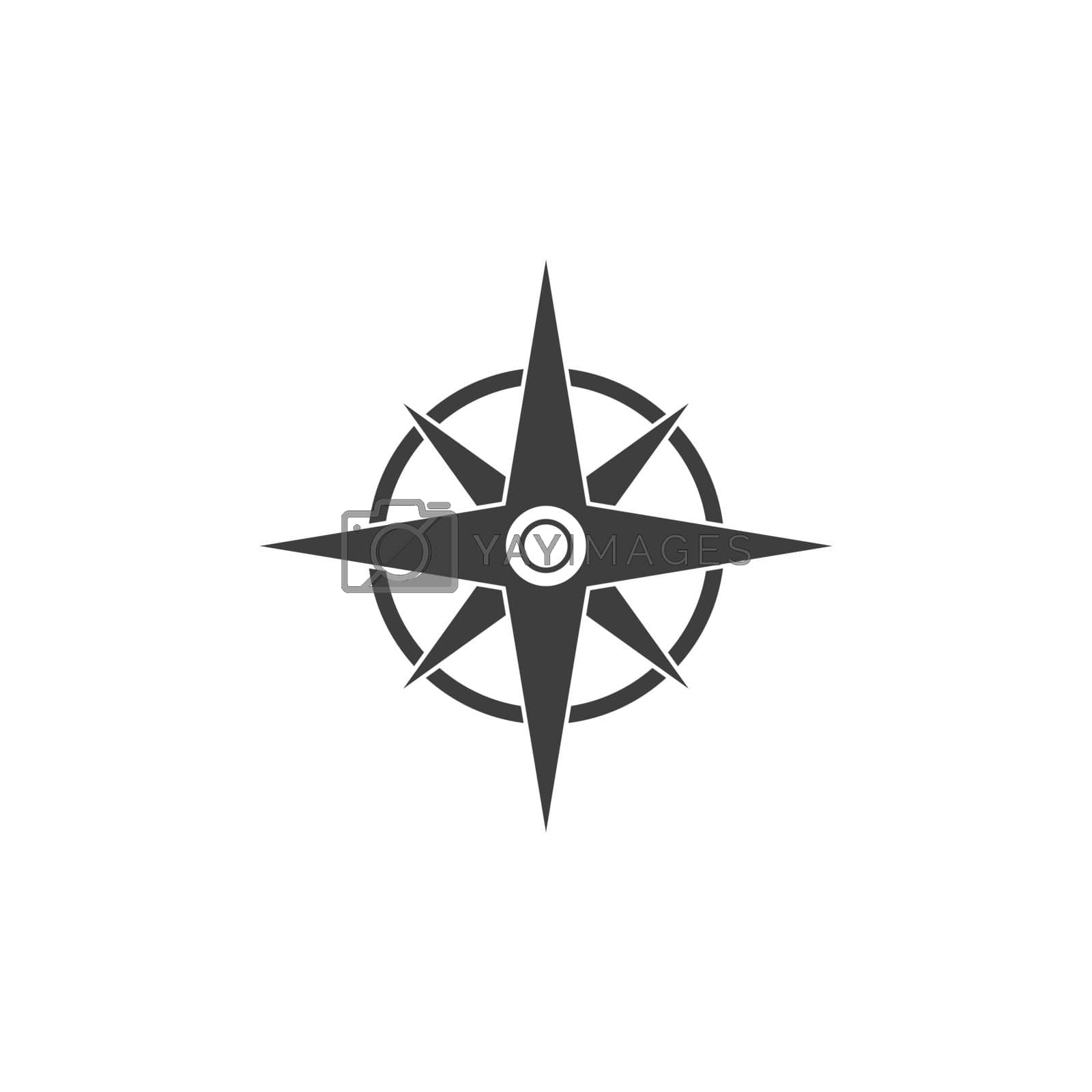 Royalty free image of Vector - Compass signs and symbols by ichadsgn