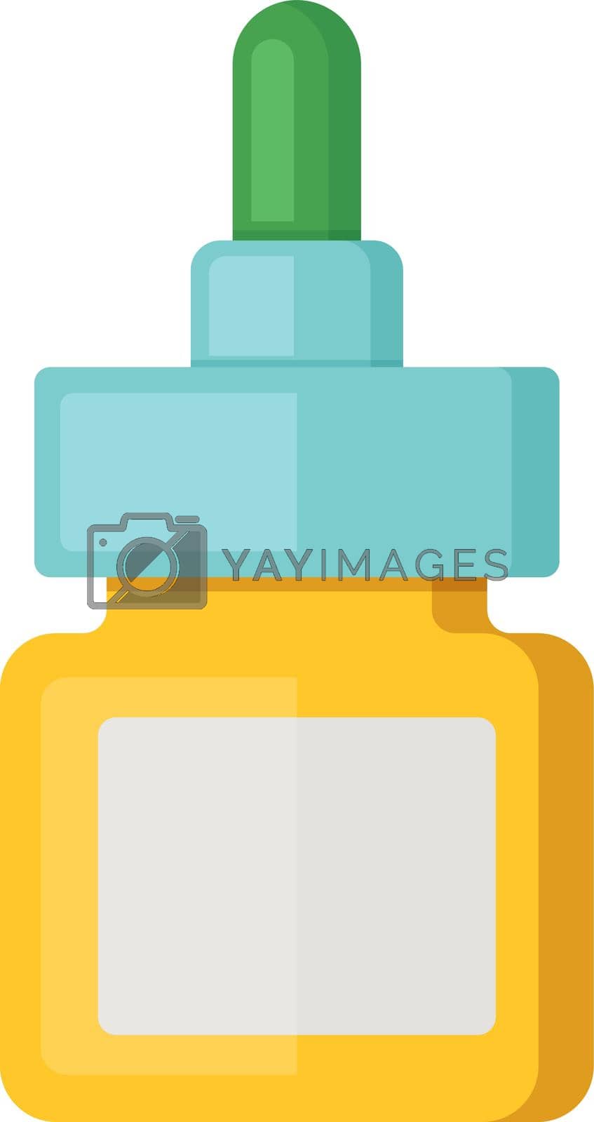 Royalty free image of Plastic bottle with pipette. Pharmaceutical drug. Health treatment by ONYXprj