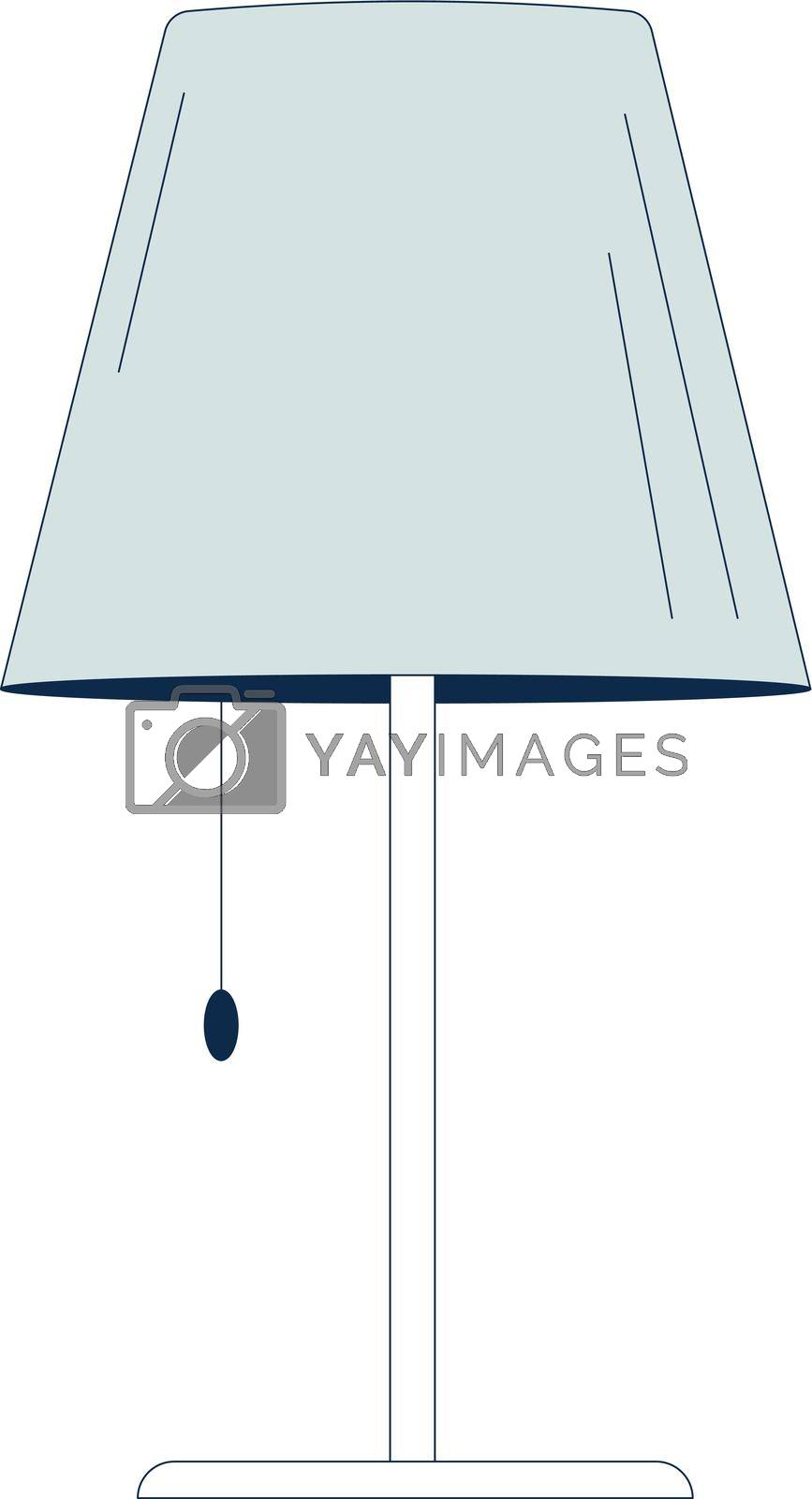 Royalty free image of Table lamp icon. Classic light for home decoration by LadadikArt