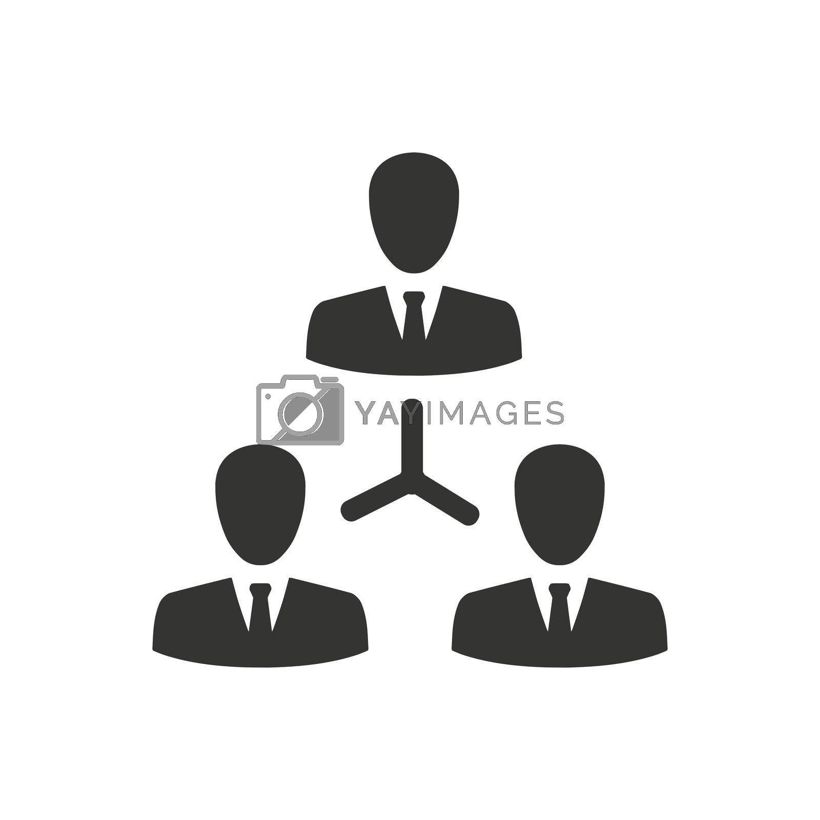Royalty free image of Teamwork, Communication Icon by delwar018