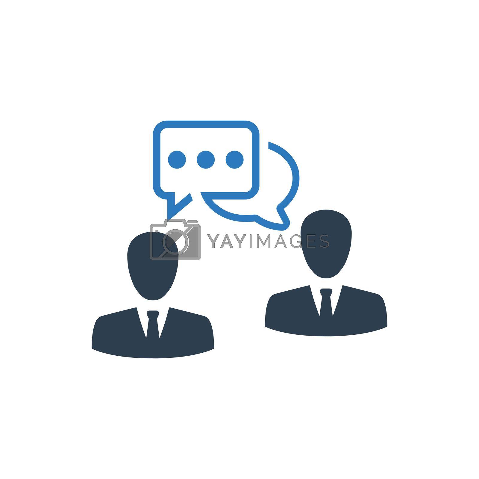 Royalty free image of Business Communication Icon by delwar018