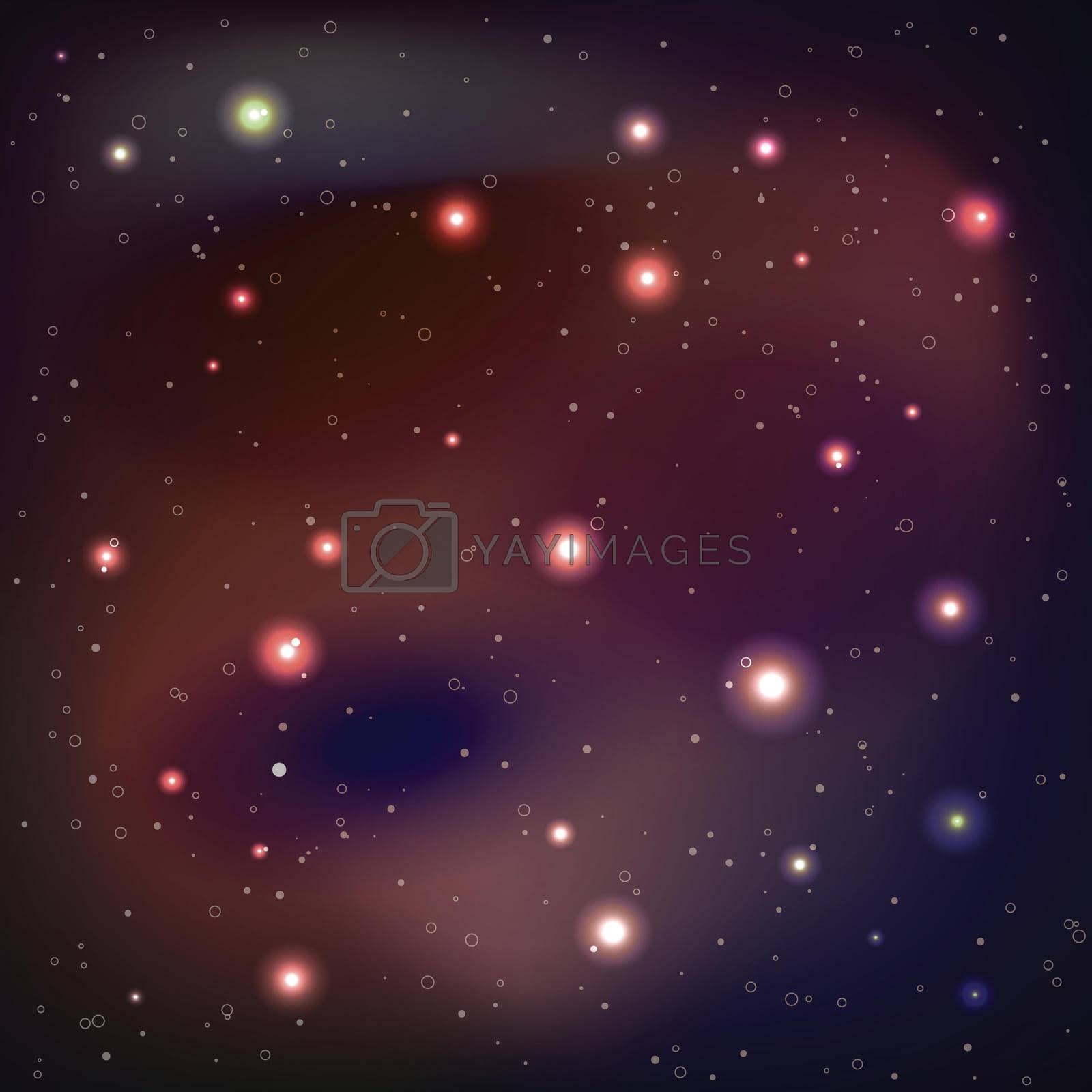 Royalty free image of Galaxy background - vector illustration by balabolka