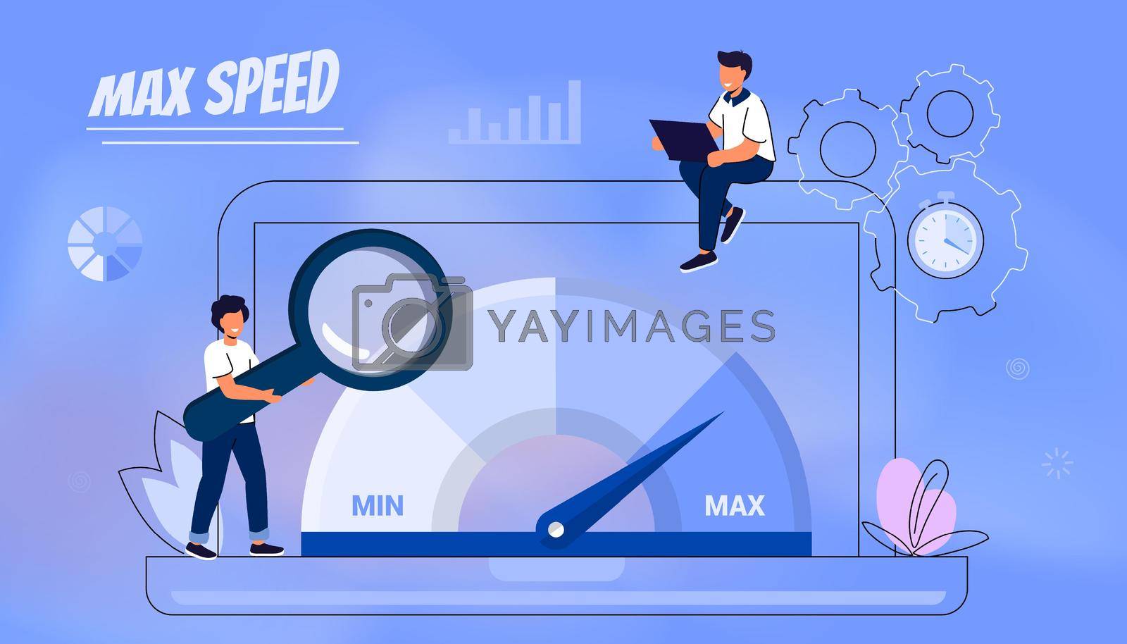 Royalty free image of Website loading optimization Page speed and SEO by JulsIst