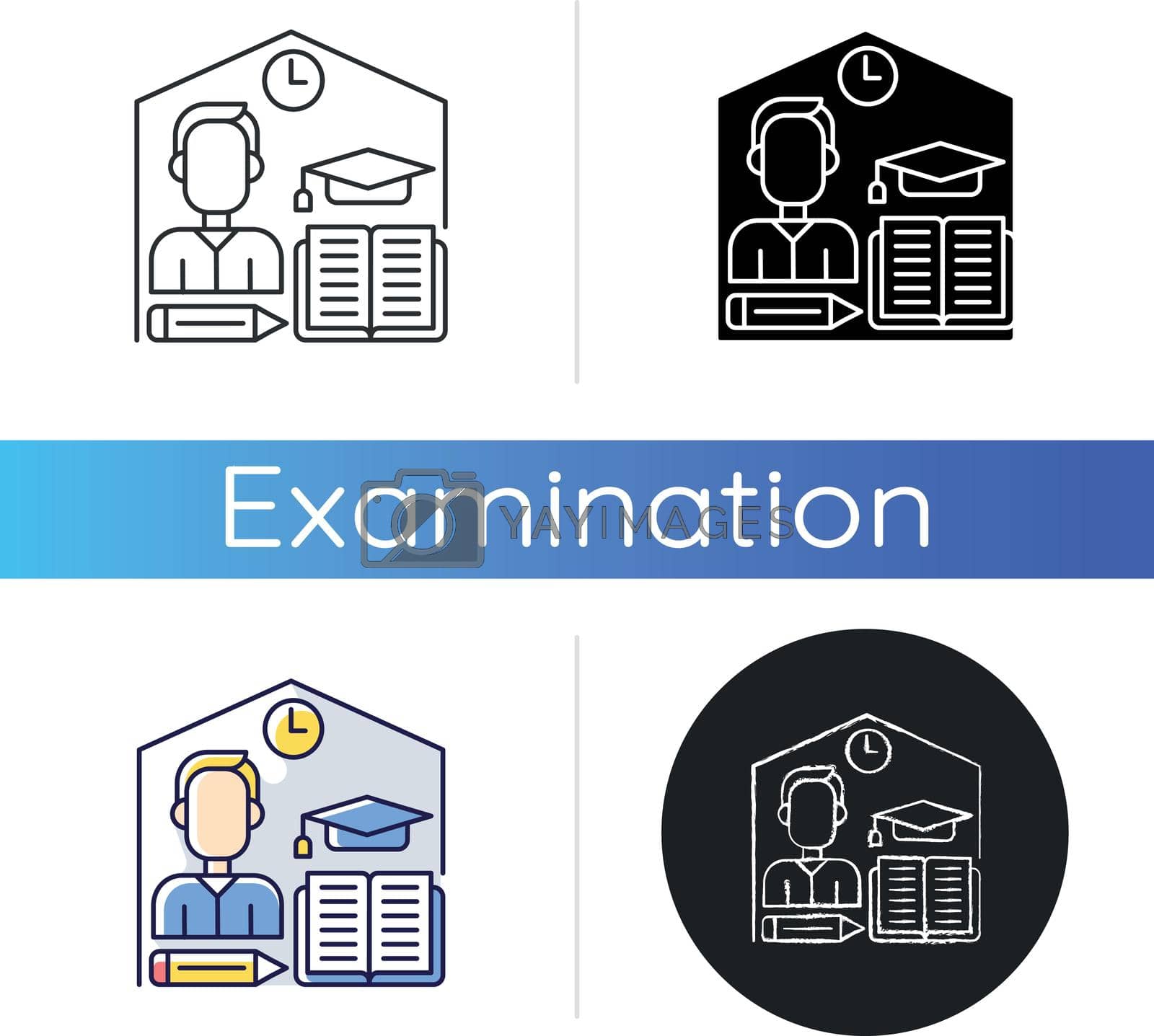 Royalty free image of Take home exam icon by bsd