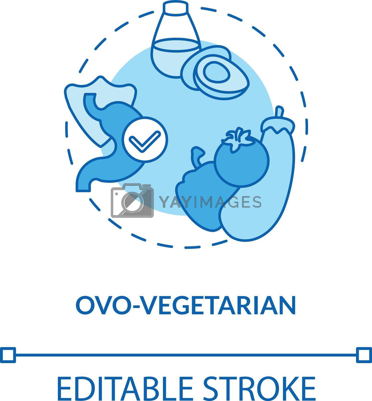 Royalty free image of Ovo vegetarian concept icon by bsd