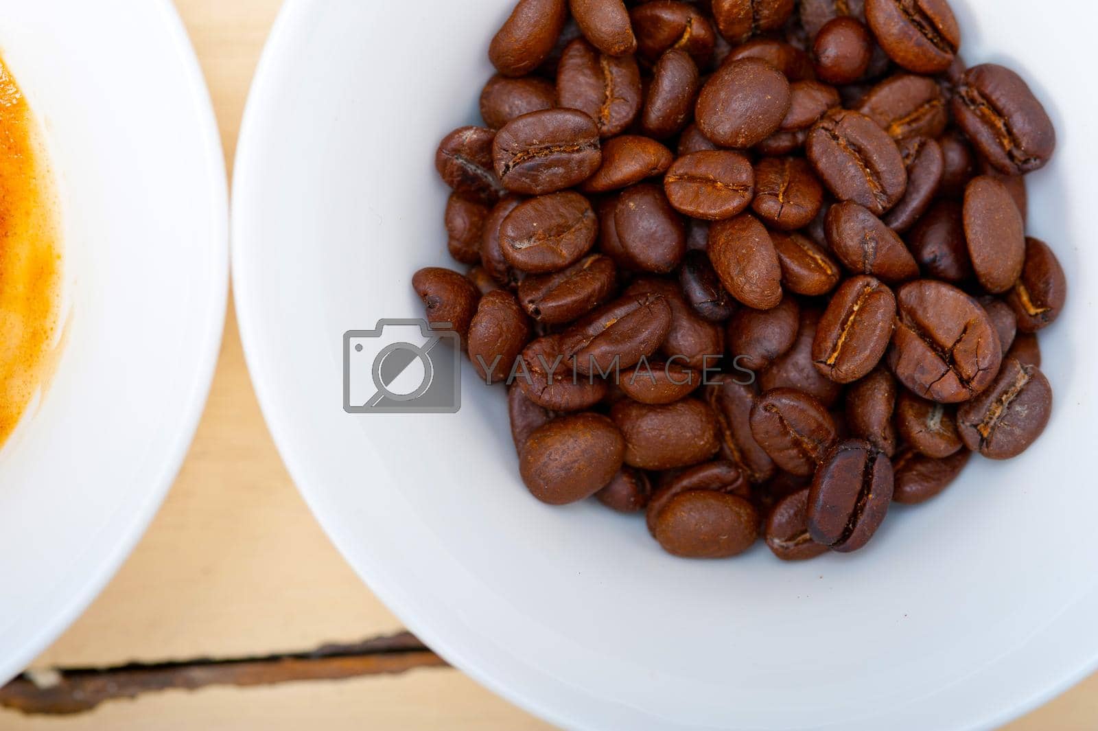 Royalty free image of espresso cofee and beans by keko64