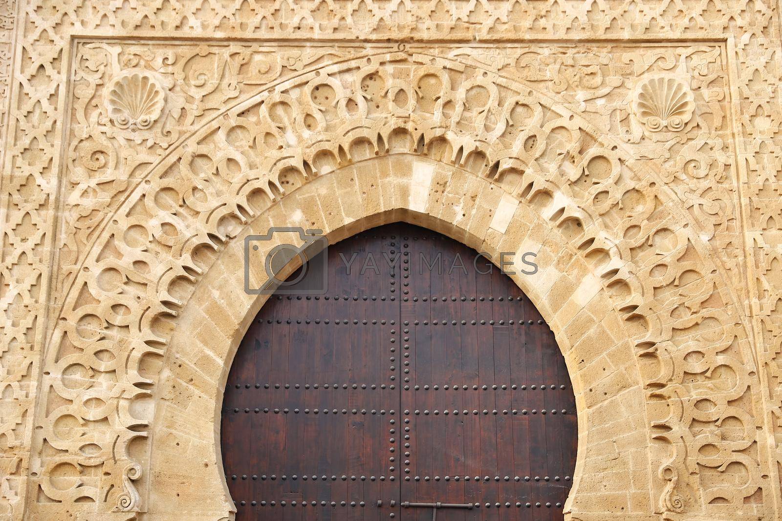 Royalty free image of Gate of Kasbah of the Udayas in Rabat, Morocco by EvrenKalinbacak