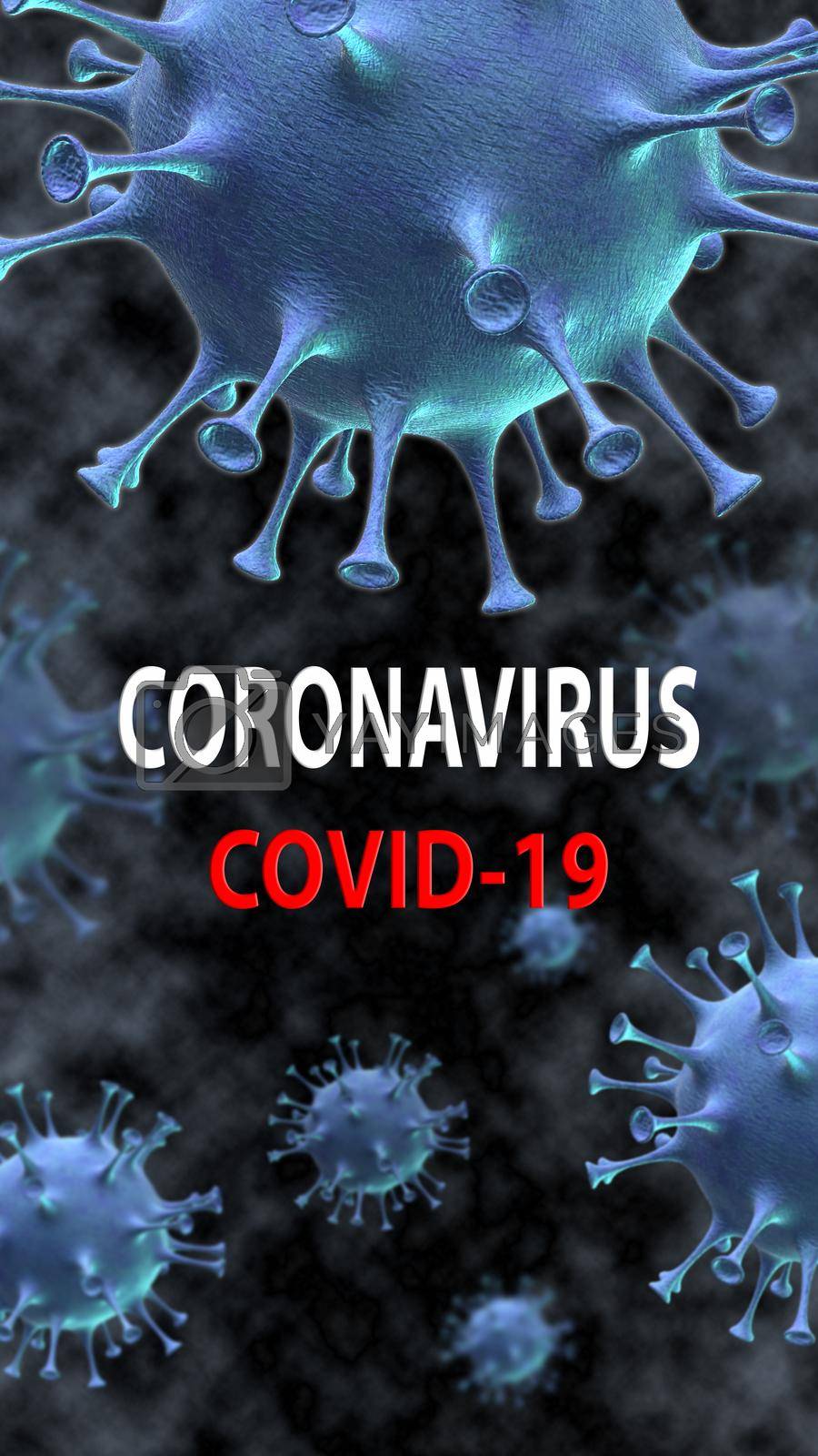 Royalty free image of Coronavirus Cells by MilanMarkovic78