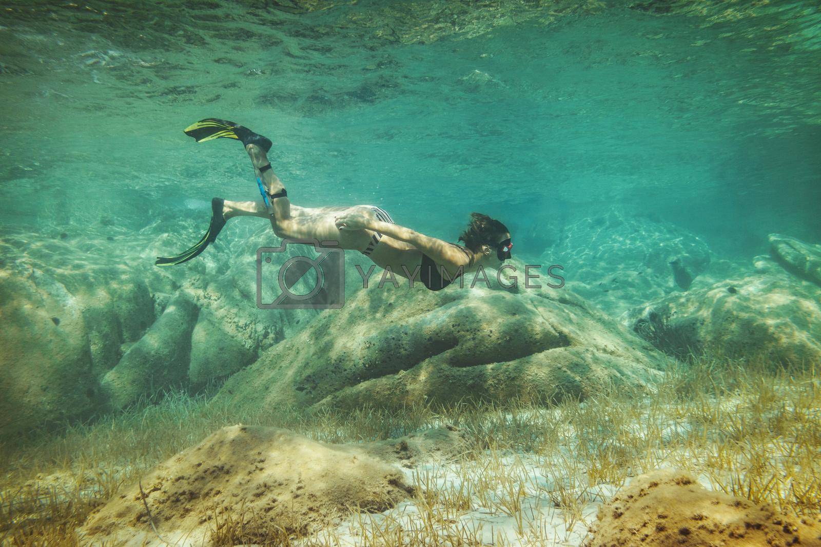 Royalty free image of Enjoying Deep Water by MilanMarkovic78