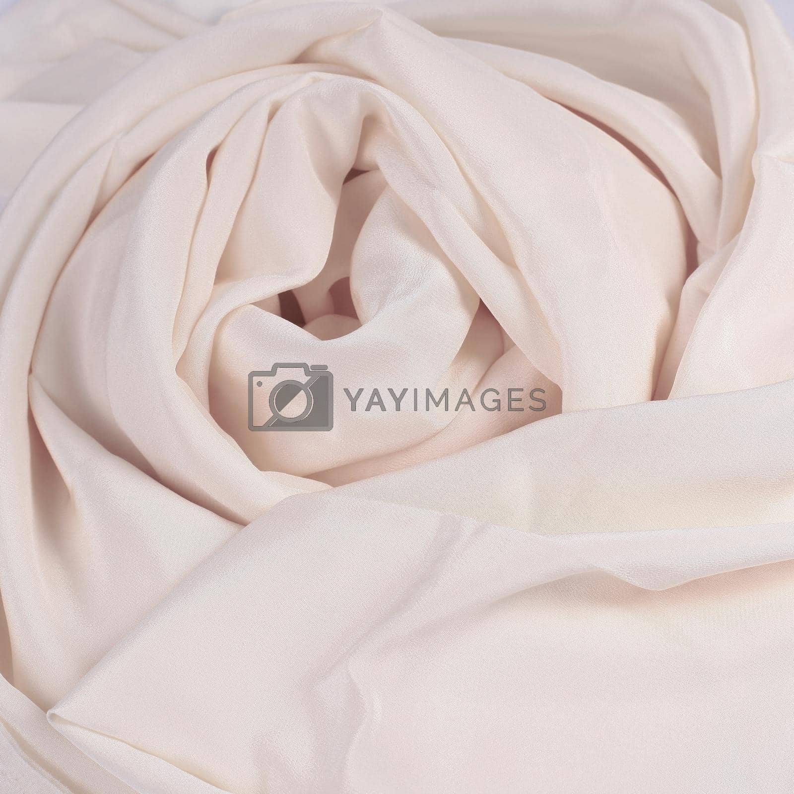 Royalty free image of closeup.transparent light scarf on a light background by SmartPhotoLab