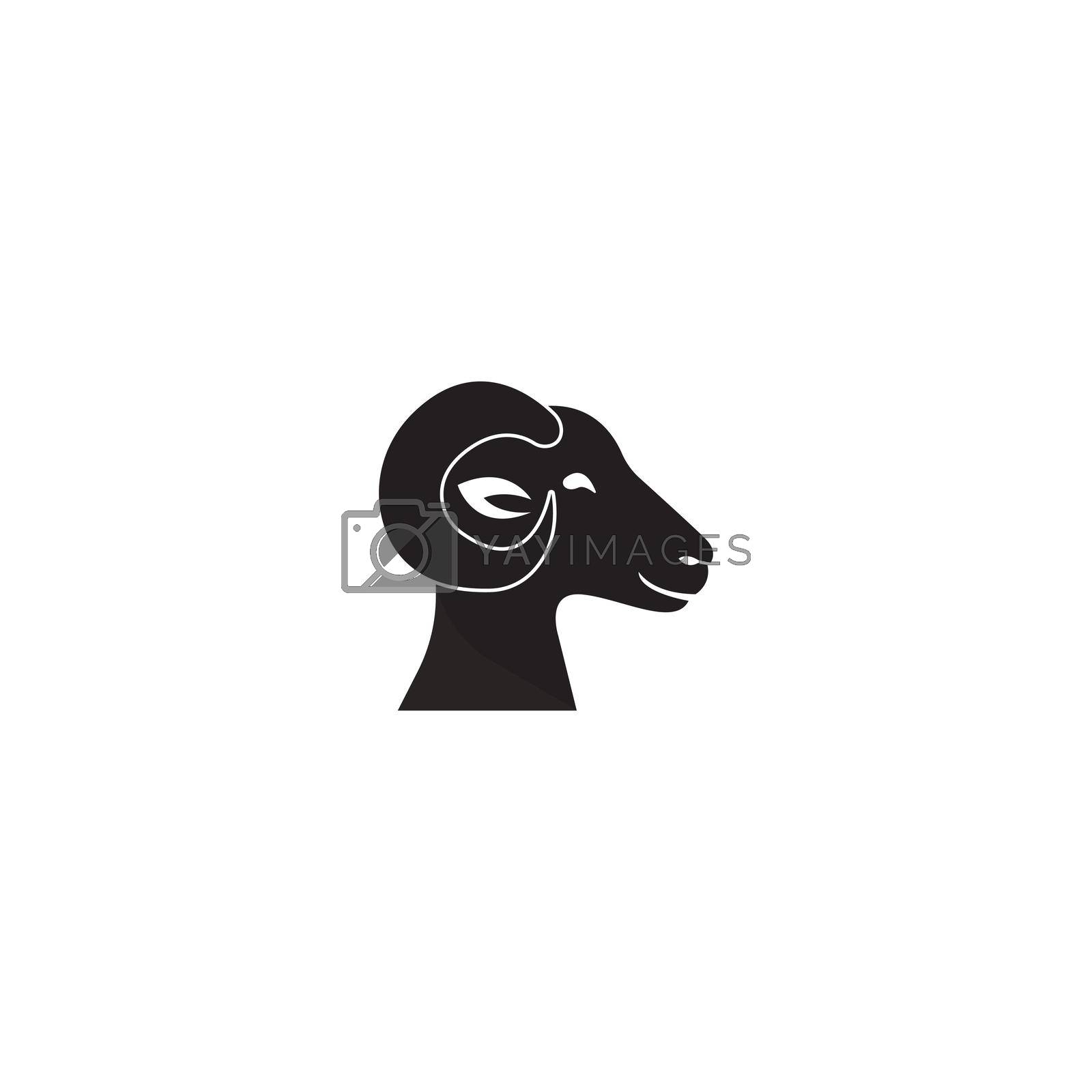 Royalty free image of goat logo  by rnking