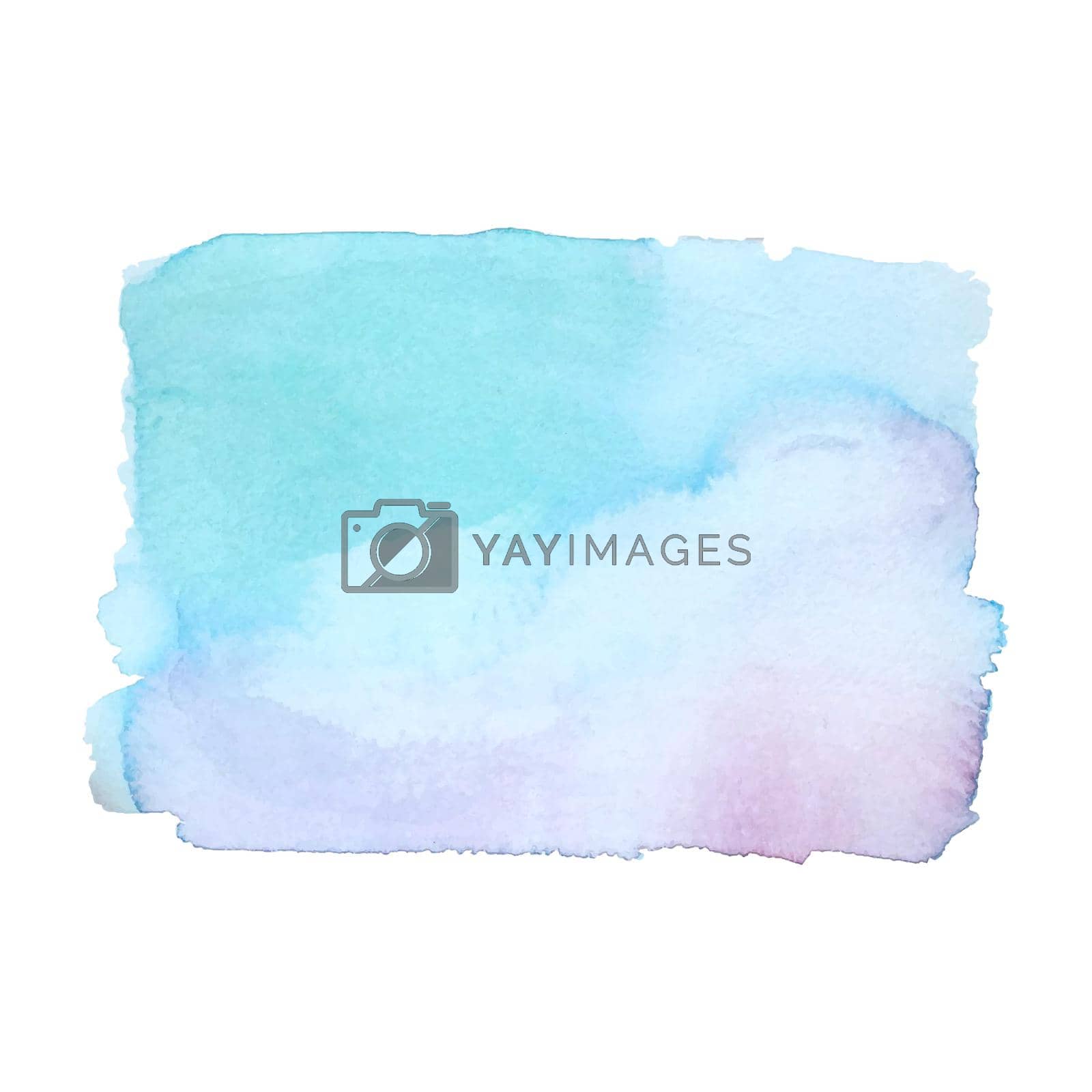 Royalty free image of Watercolor background backdrop abstract gentle pastel blue and pink by Margo