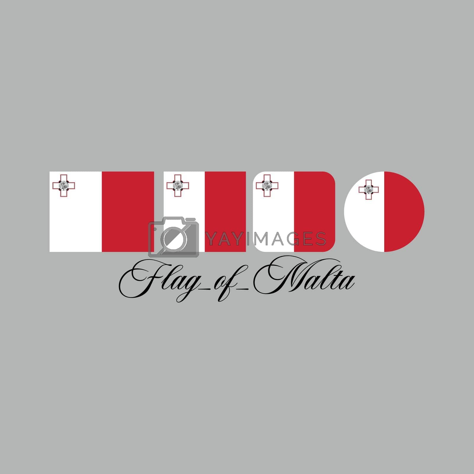 Royalty free image of flag of malta nation design artwork by Menyoen