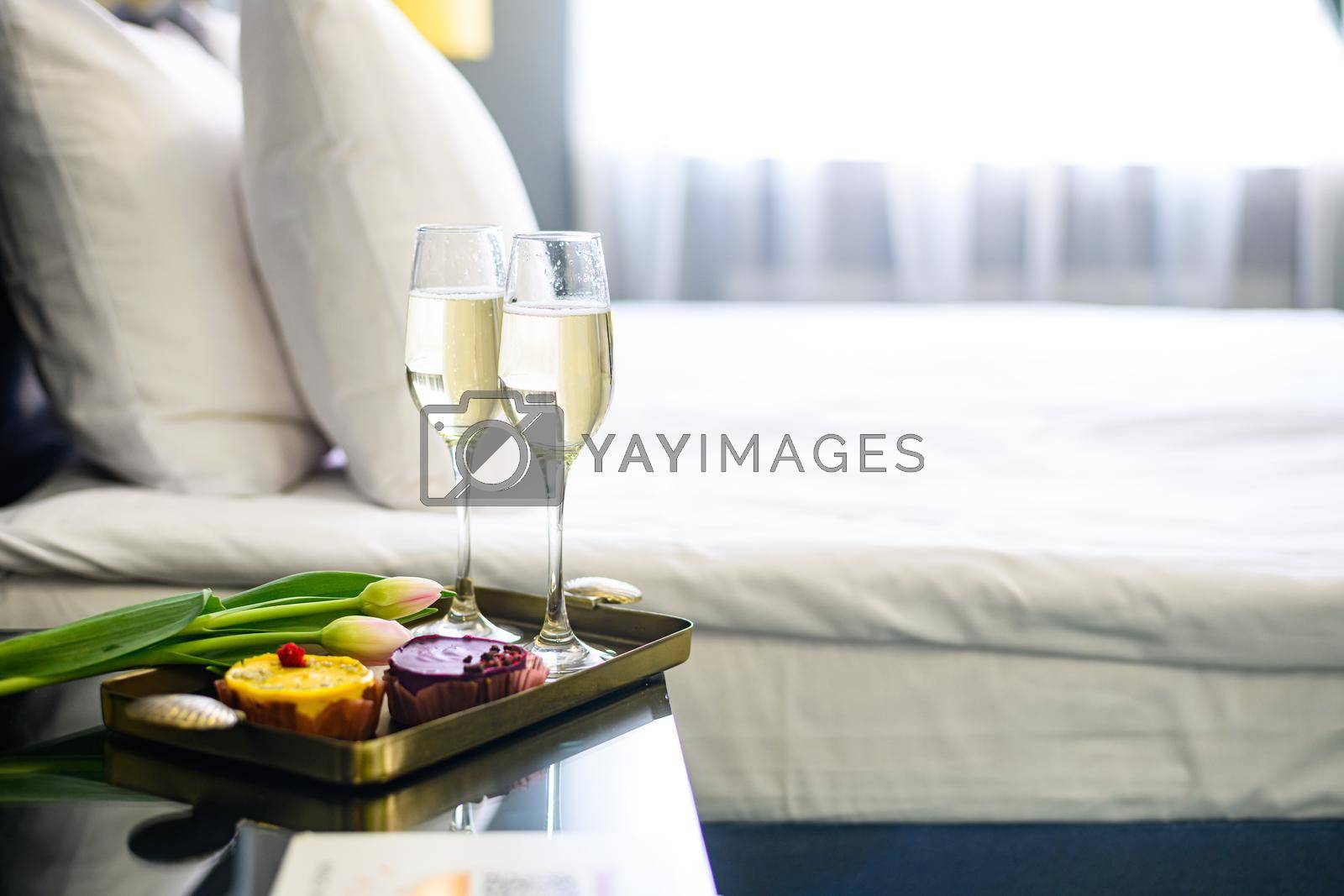 Royalty free image of Hotel welcome drink by Ilianesolenyi