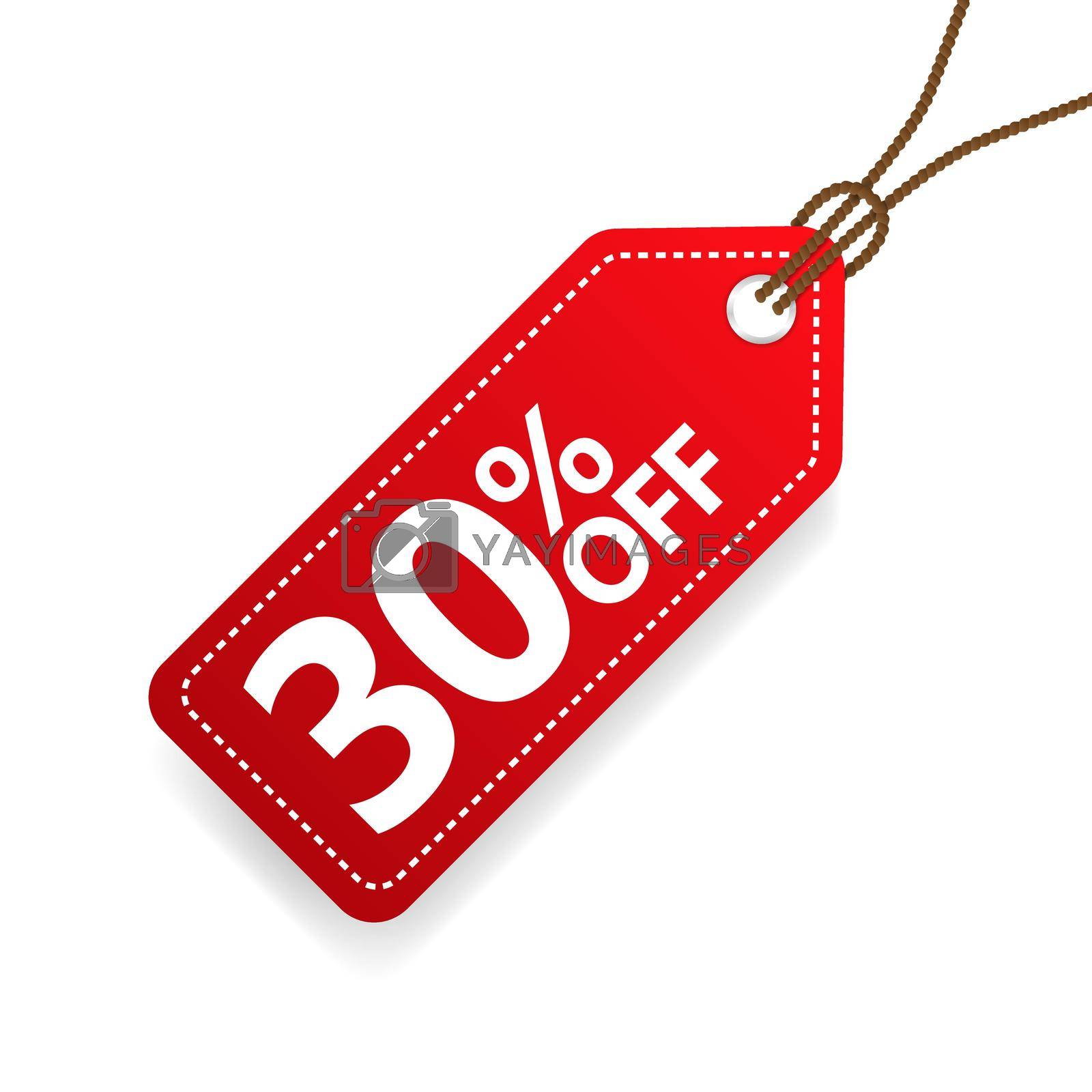 Royalty free image of Special offer sign. Price tag for 30% discount promotion. Shopping tags line icon by Vector-Up