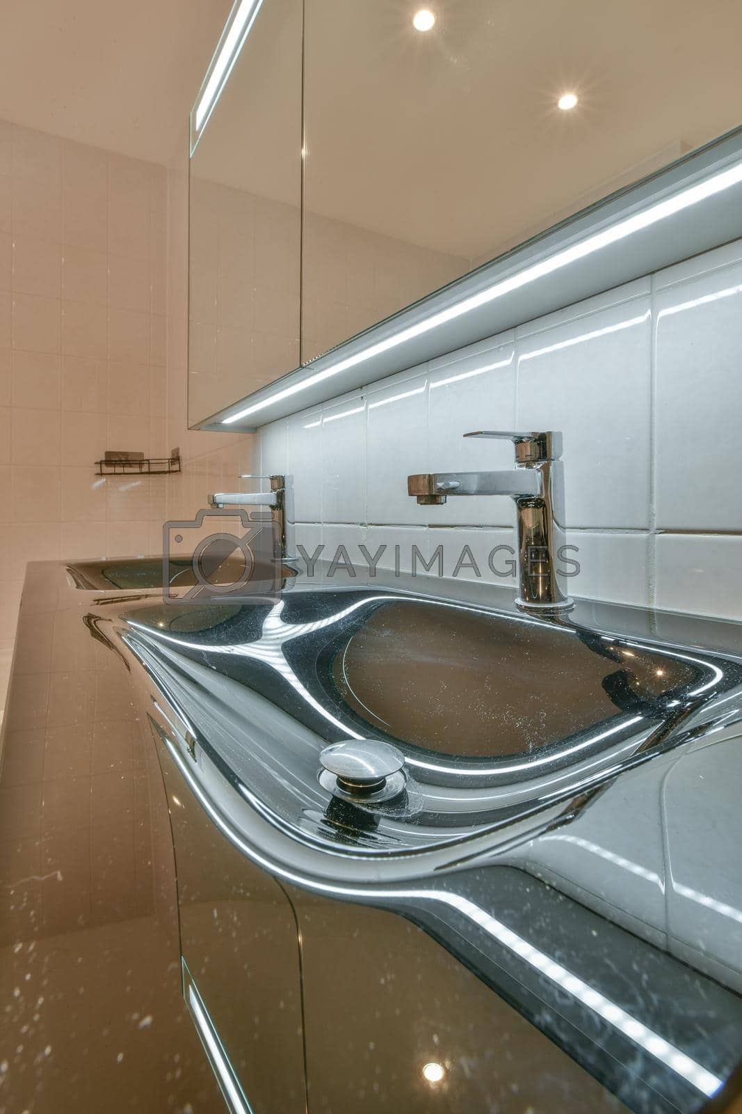 Royalty free image of Bright minimalistic bathroom by casamedia