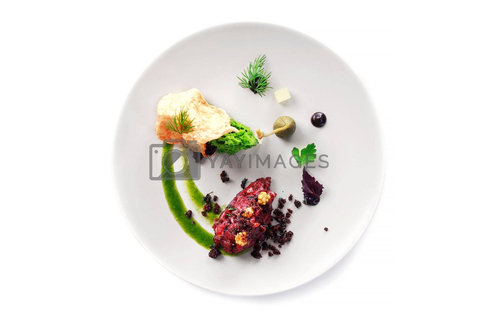 Royalty free image of Modern Molecular cuisine. by Jyliana