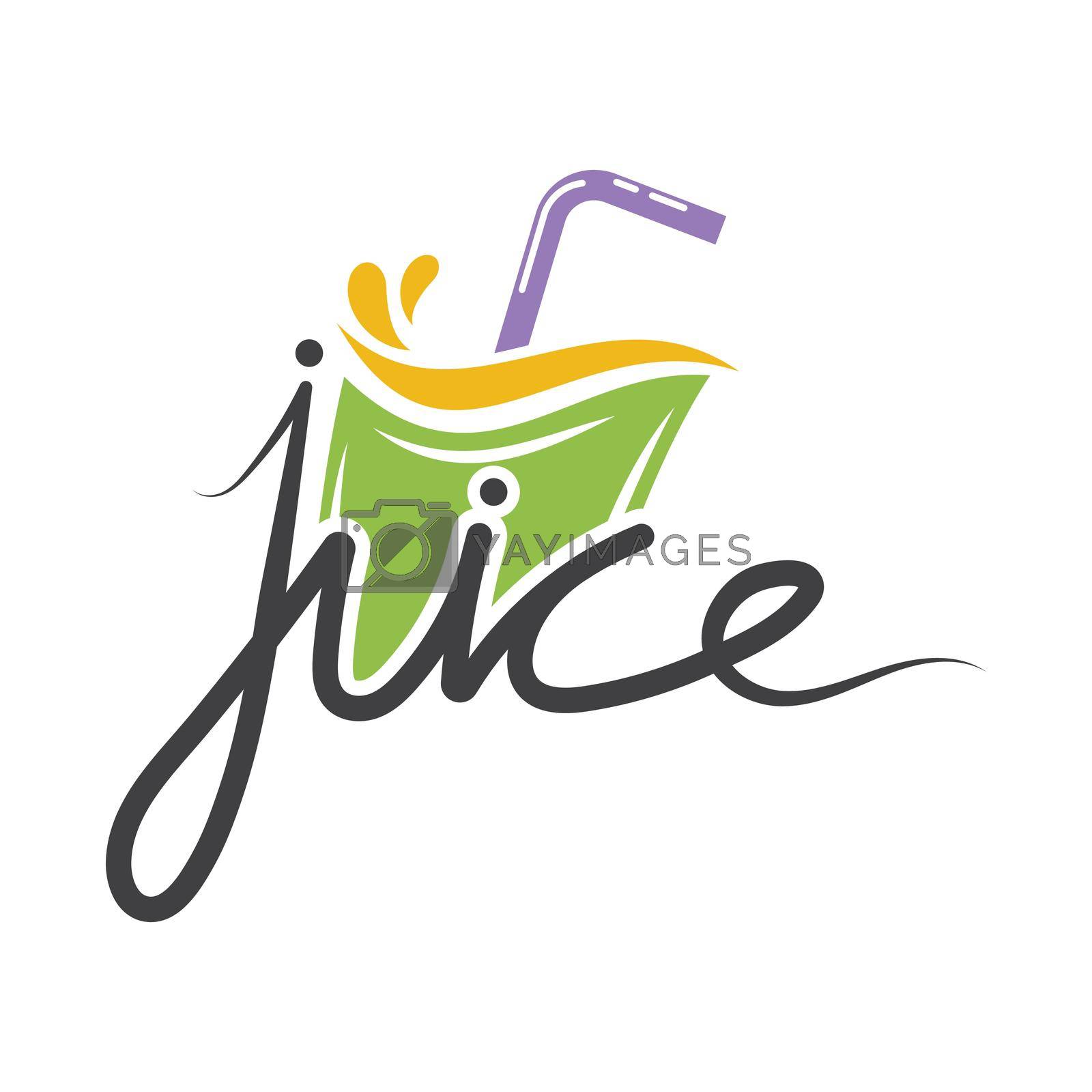 Royalty free image of Juice logo fresh drink brand  by awk