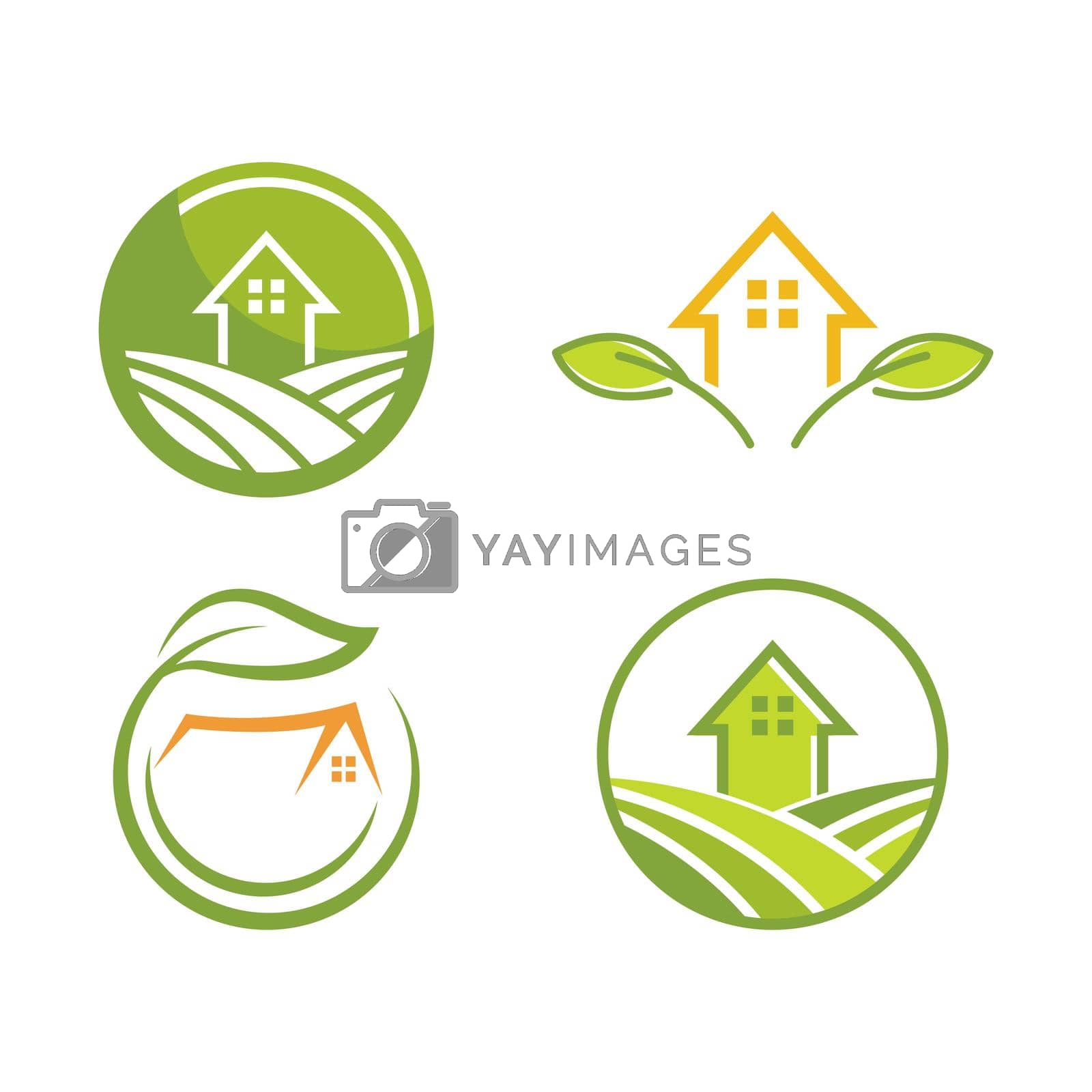 Royalty free image of Farm house logo by awk