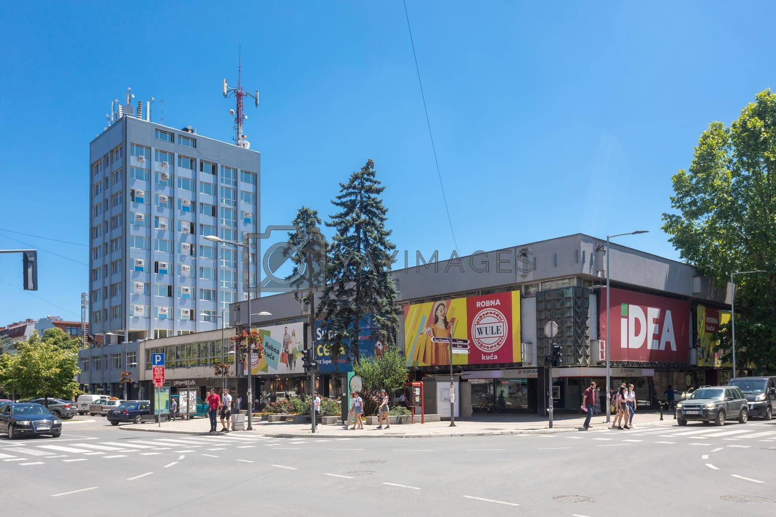 Royalty free image of City assembly and shopping center in Valjevo, town in West Serbia by adamr