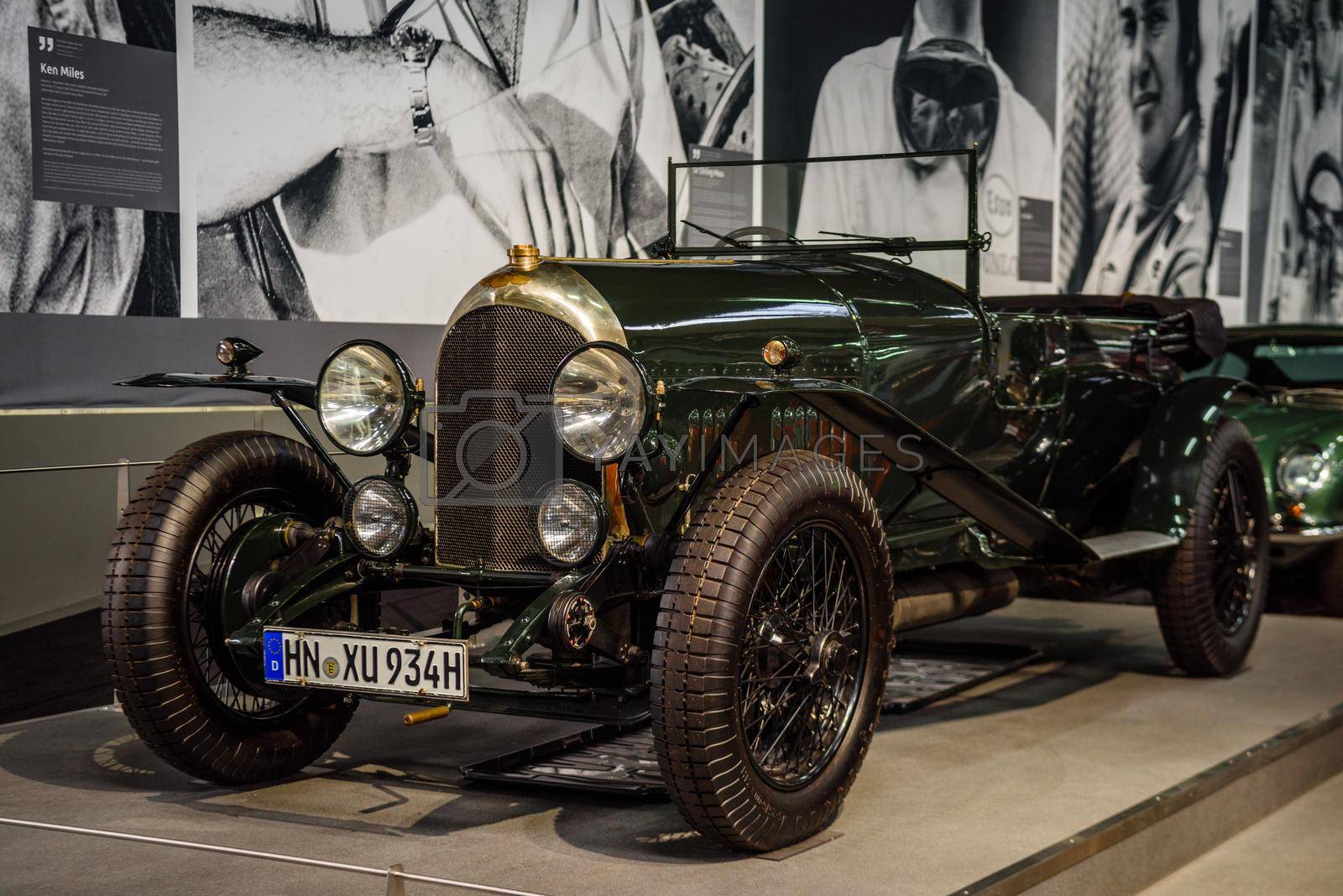 Royalty free image of SINSHEIM, GERMANY - MAI 2022: black Bentley 3 Liter cabrio 1924 by Eagle2308