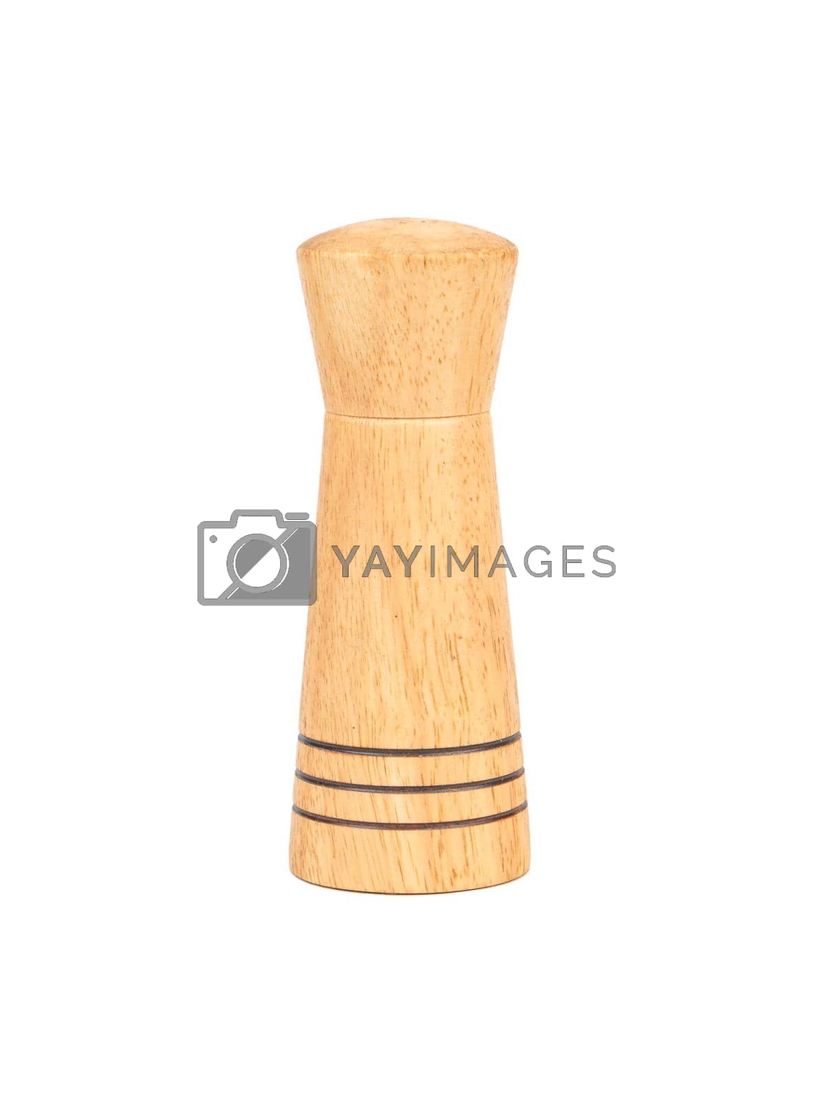 Royalty free image of Wooden salt shaker by andregric