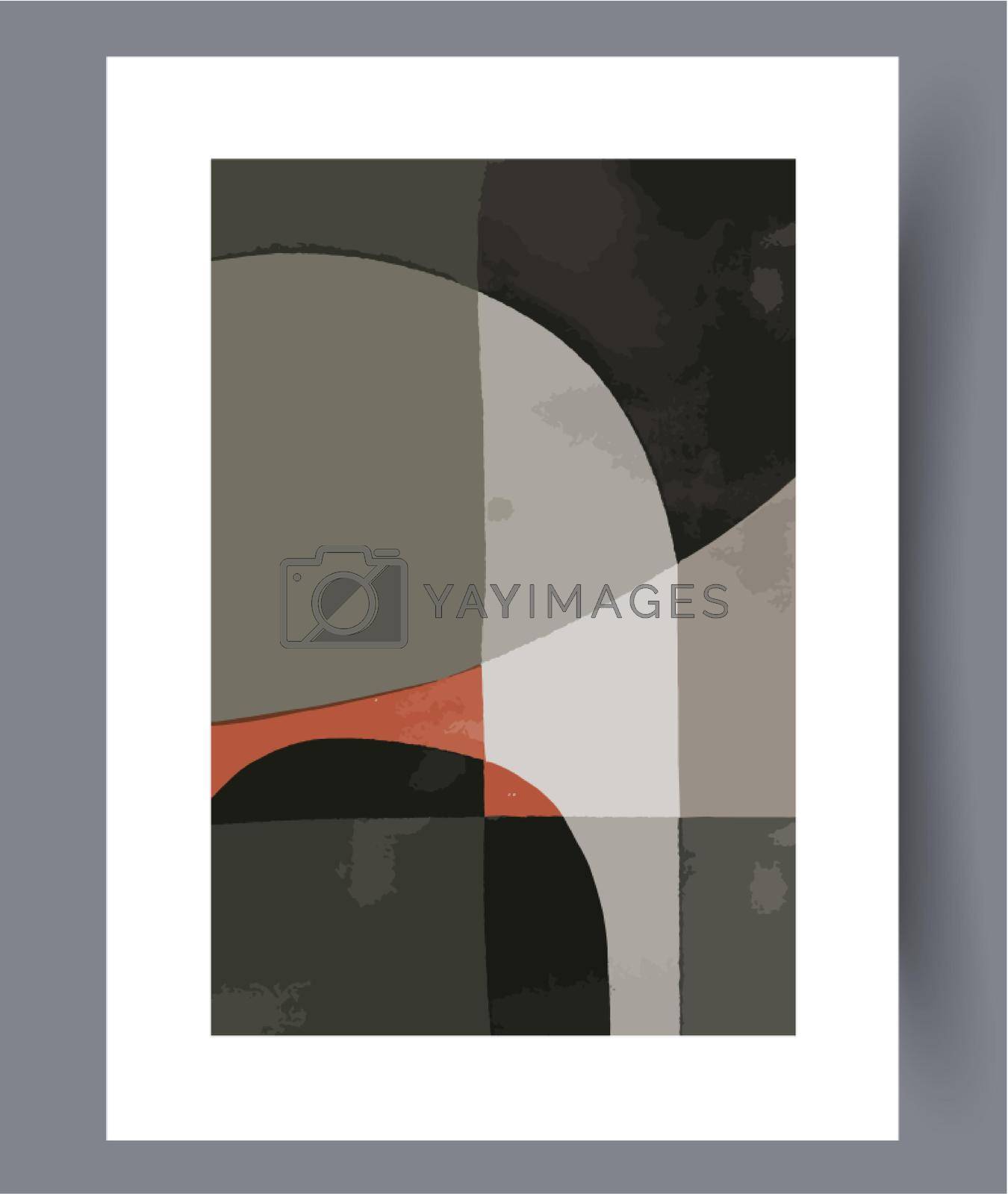 Royalty free image of Scandinavian abstract vector print. by aprint22com