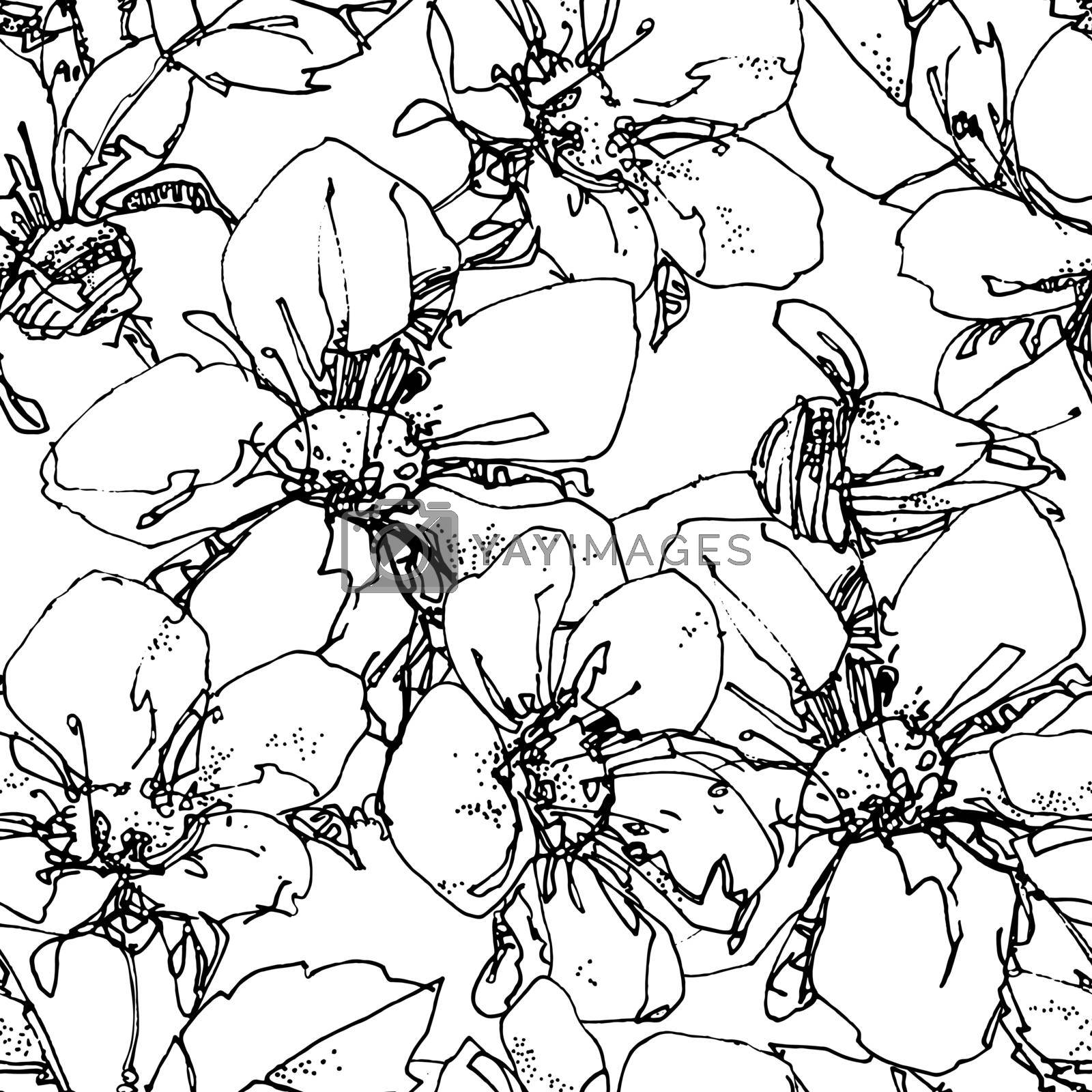 Royalty free image of Floral seamless pattern by Olatarakanova