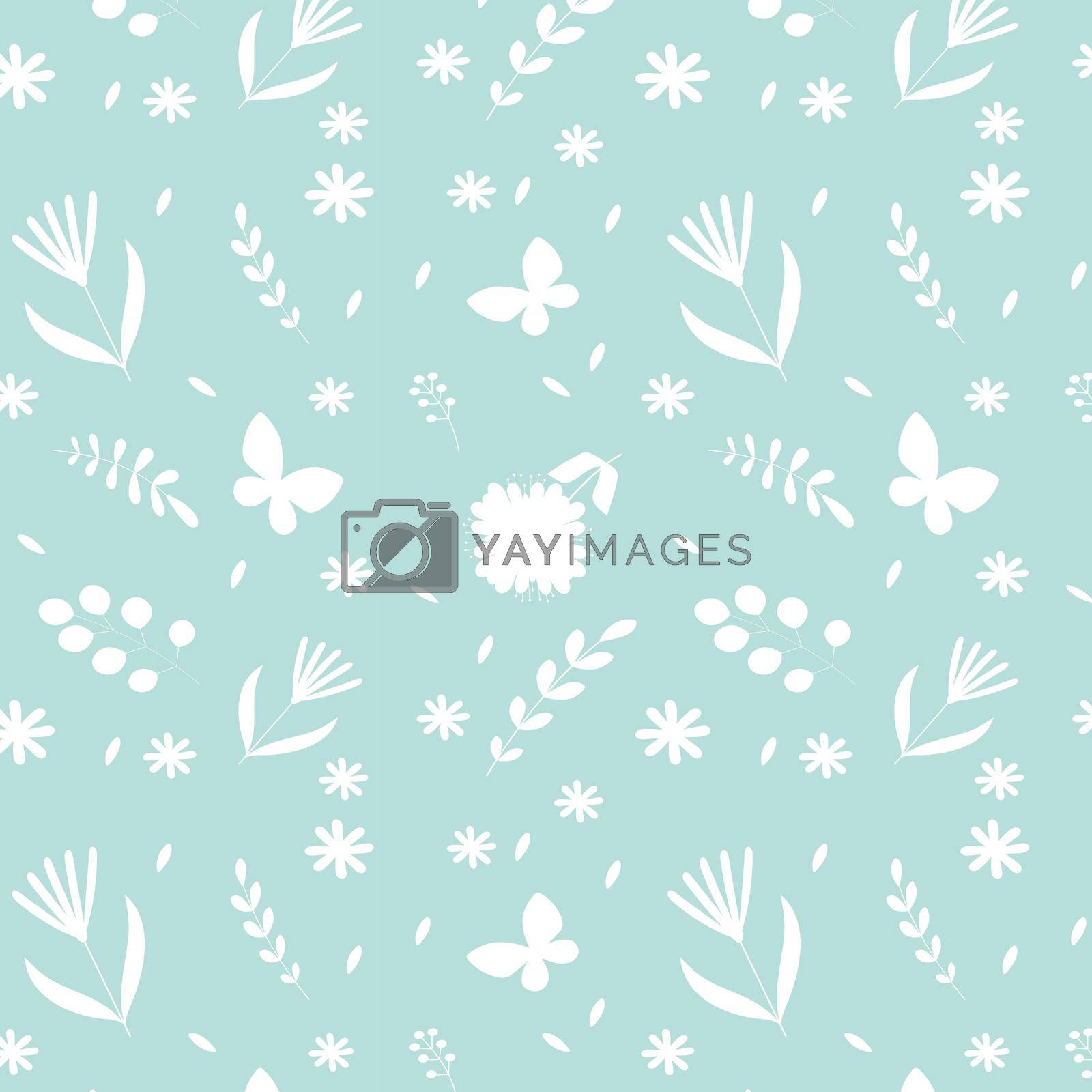 Royalty free image of Seamless floral pattern by tan4ikk1
