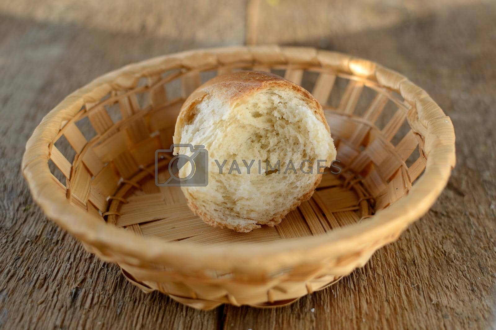 Royalty free image of A piece of bread for the diet by wolfhound9111