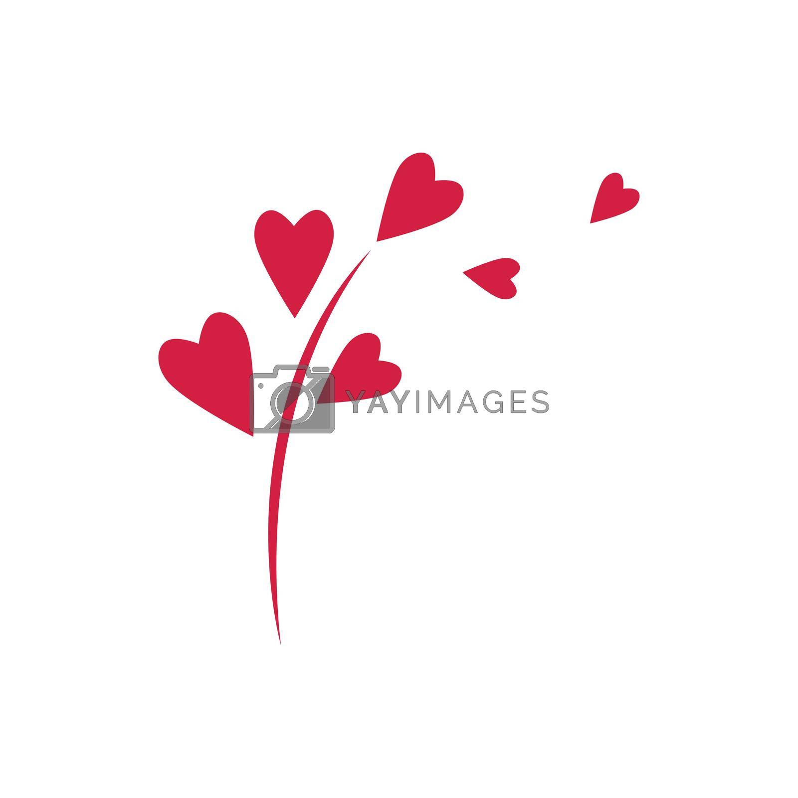 Royalty free image of Love logo vector illustration by awk