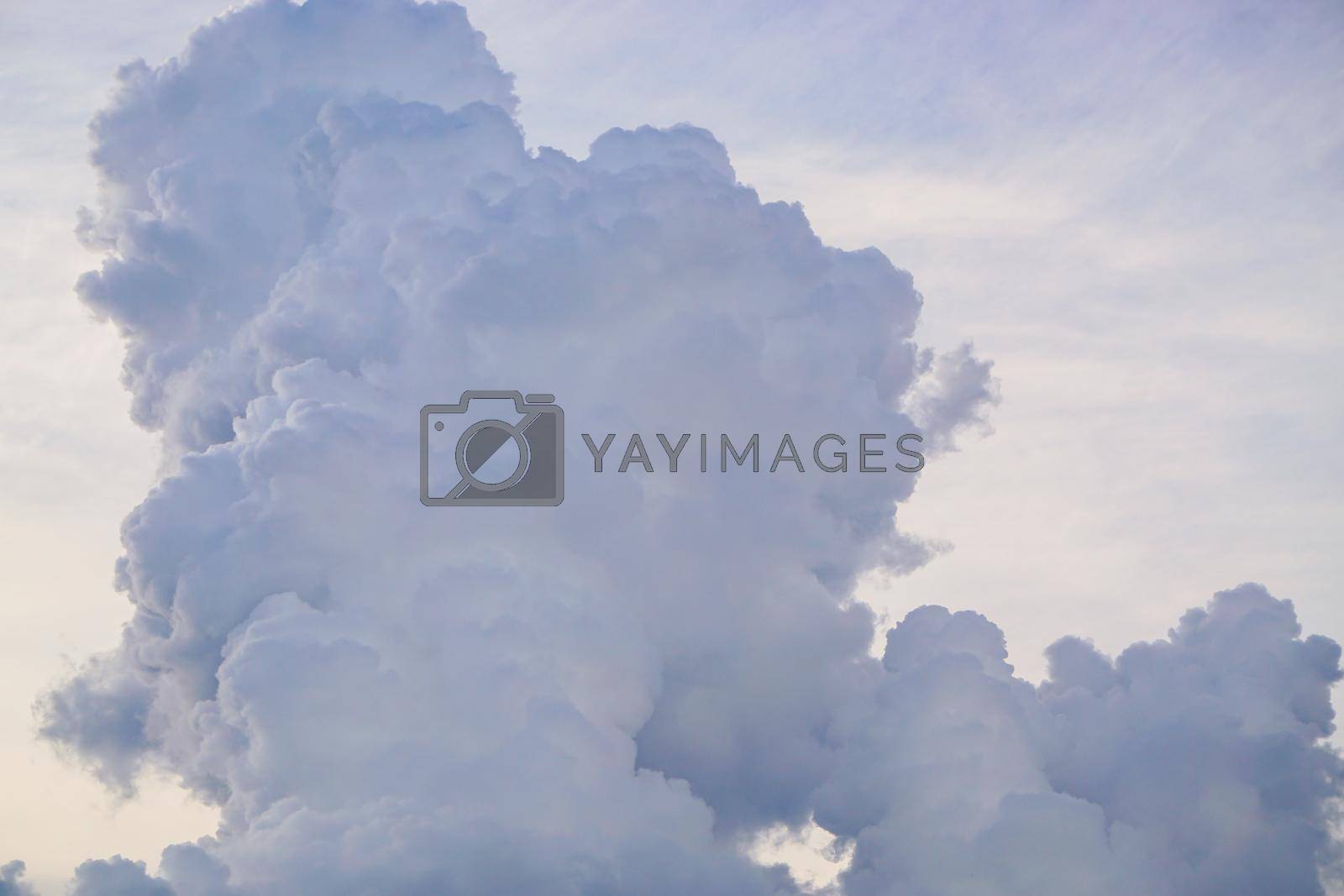 Royalty free image of Dark clouds cloudscape template background by tasci