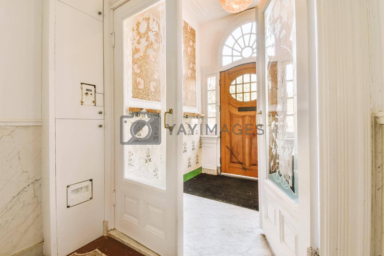 Royalty free image of Entrance and hallway of modern apartment by casamedia
