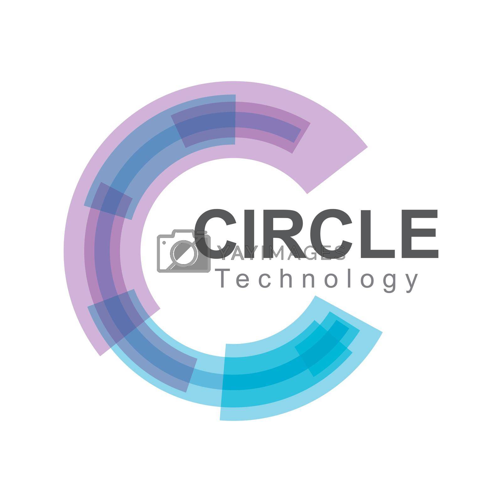 Royalty free image of Color circle logo  by awk