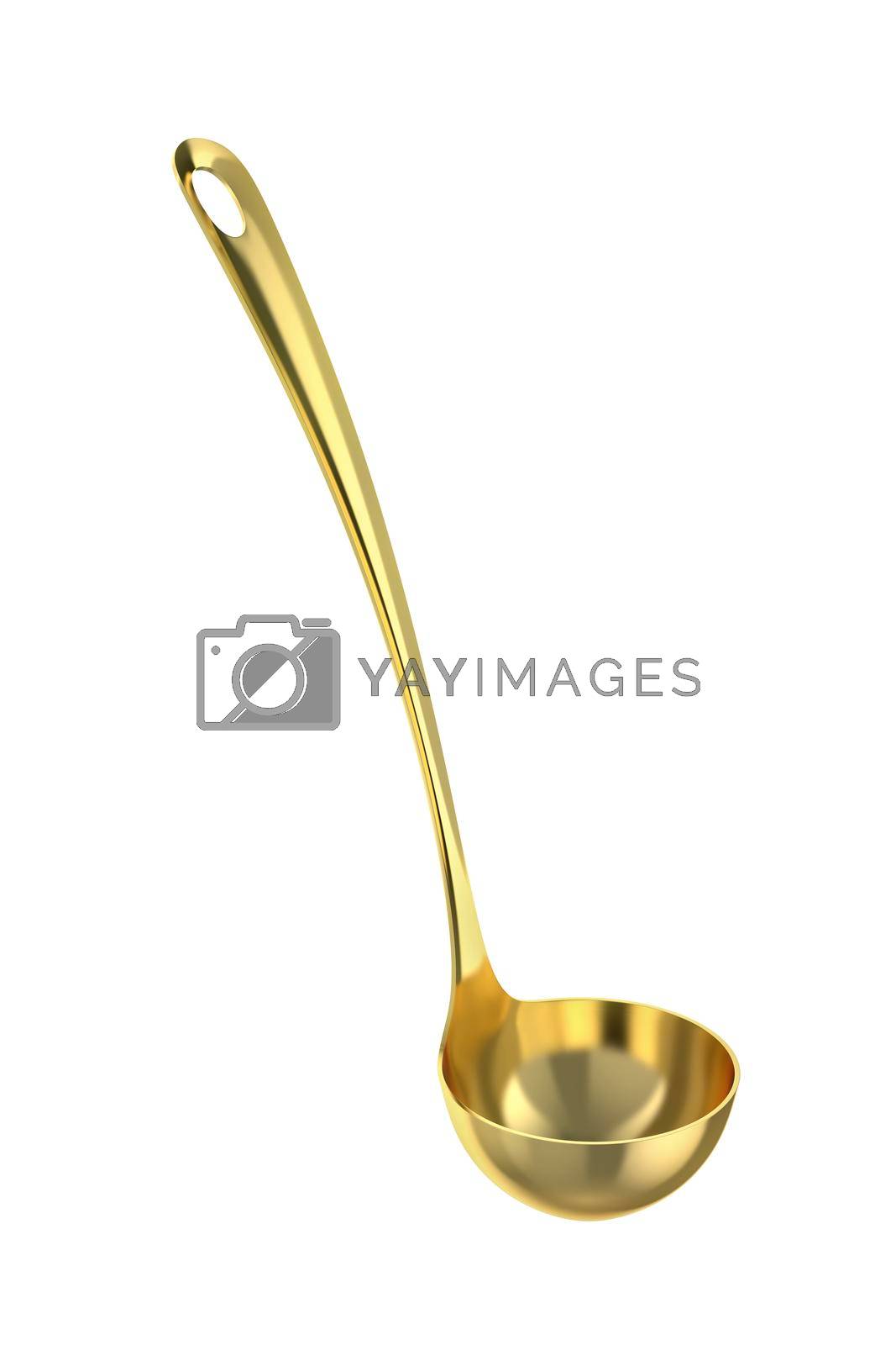 Royalty free image of Gold ladle by magraphics