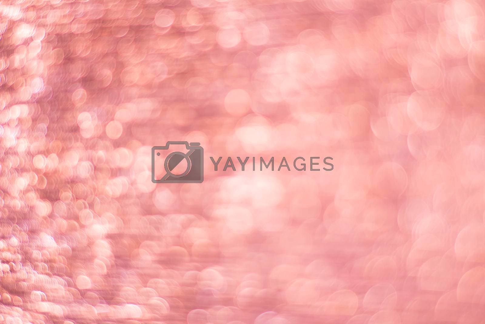 Royalty free image of Pink bokeh. Abstract background. Defocused lights. by vikiriki