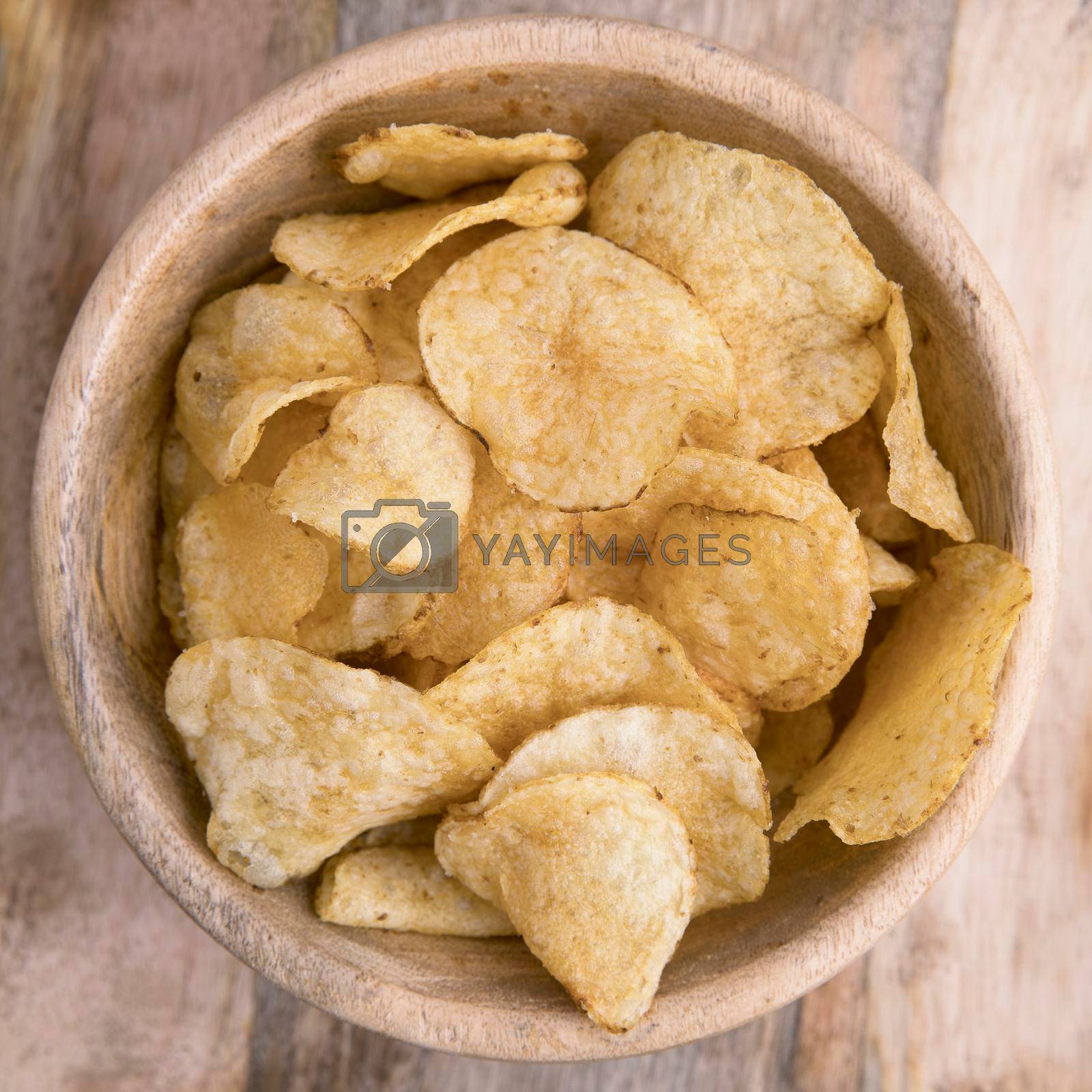 Royalty free image of Bowl of Chips by charlotteLake