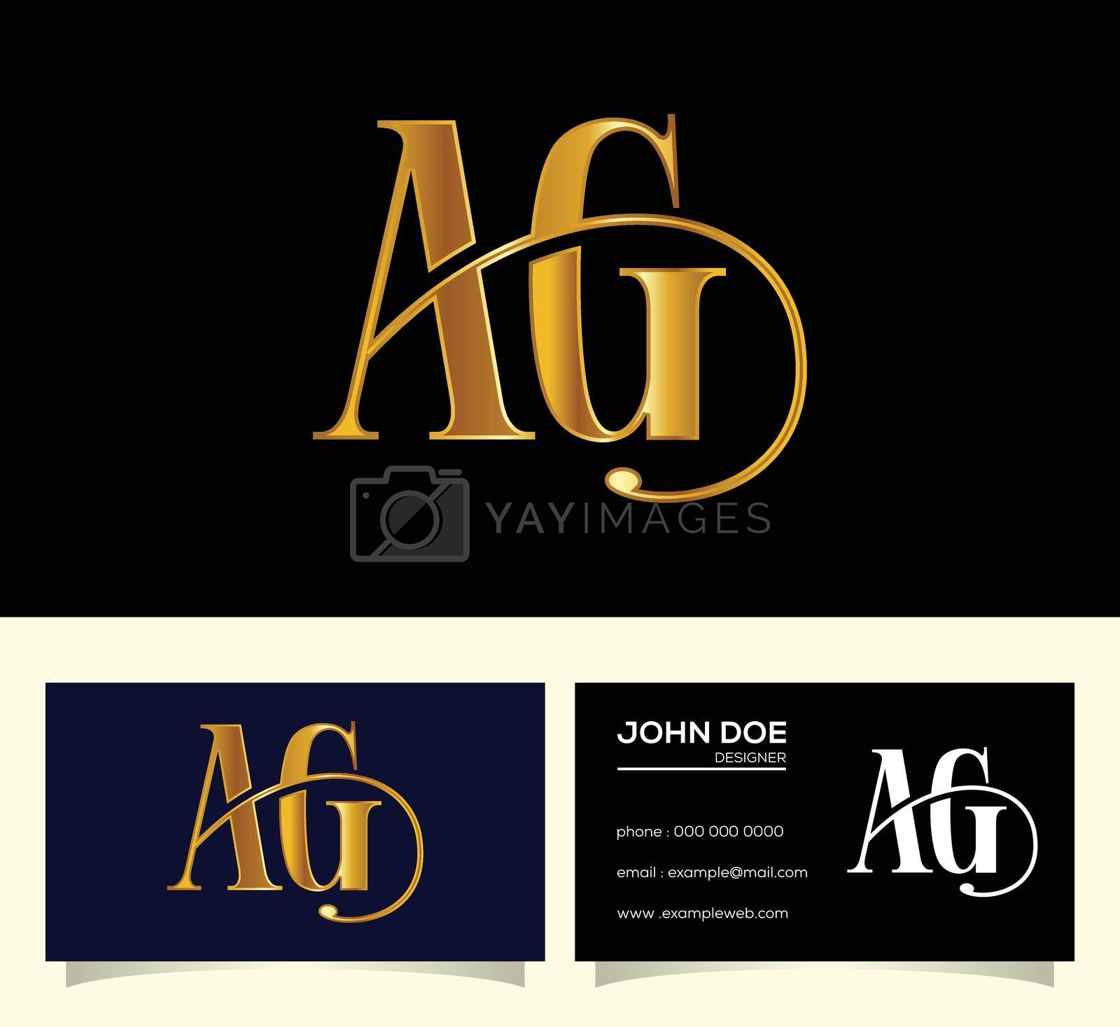 Royalty free image of Initial Monogram Letter A G Logo Design Vector. Graphic Alphabet Symbol For Corporate Business by busrat