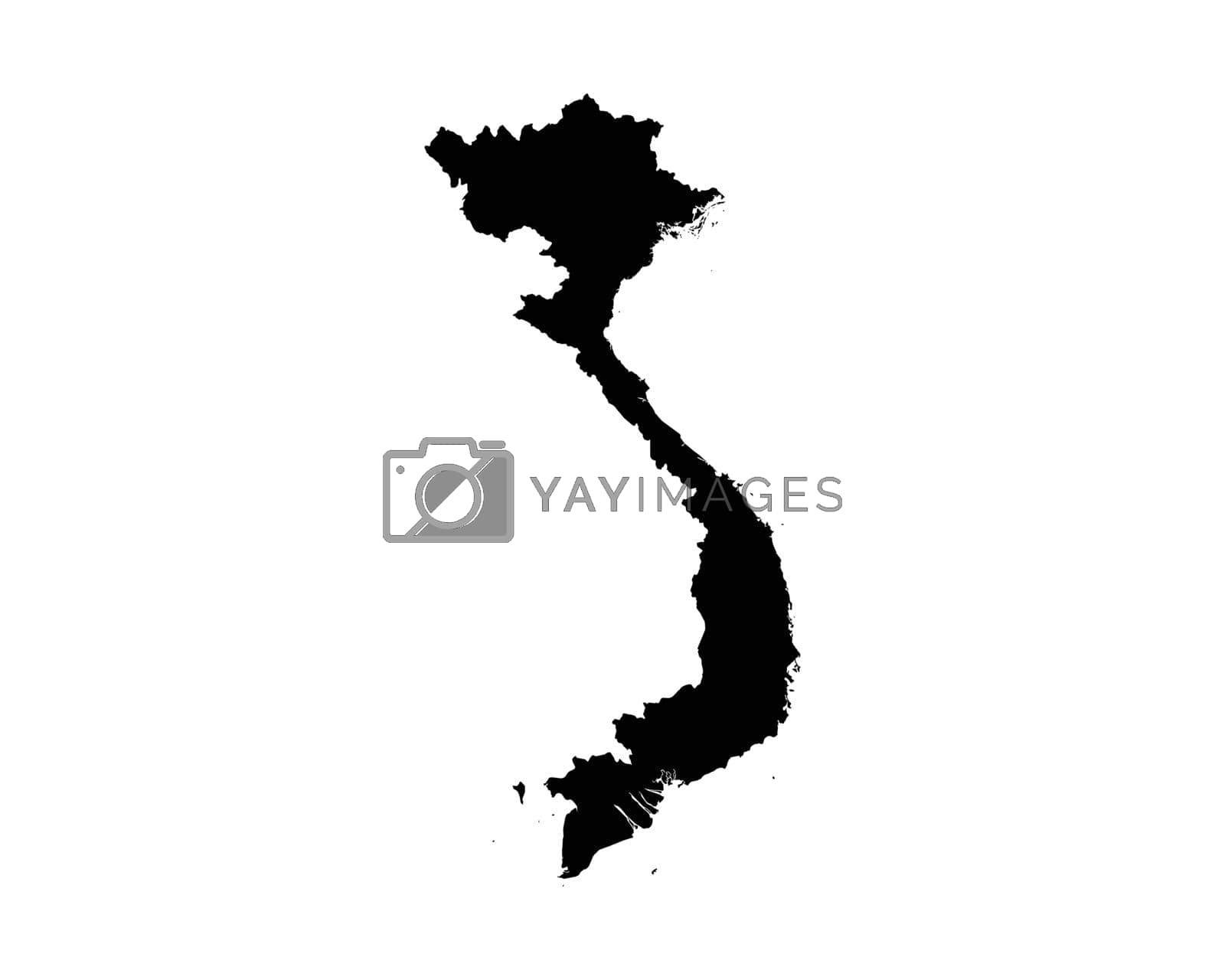Royalty free image of Vietnam Map by xileodesigns