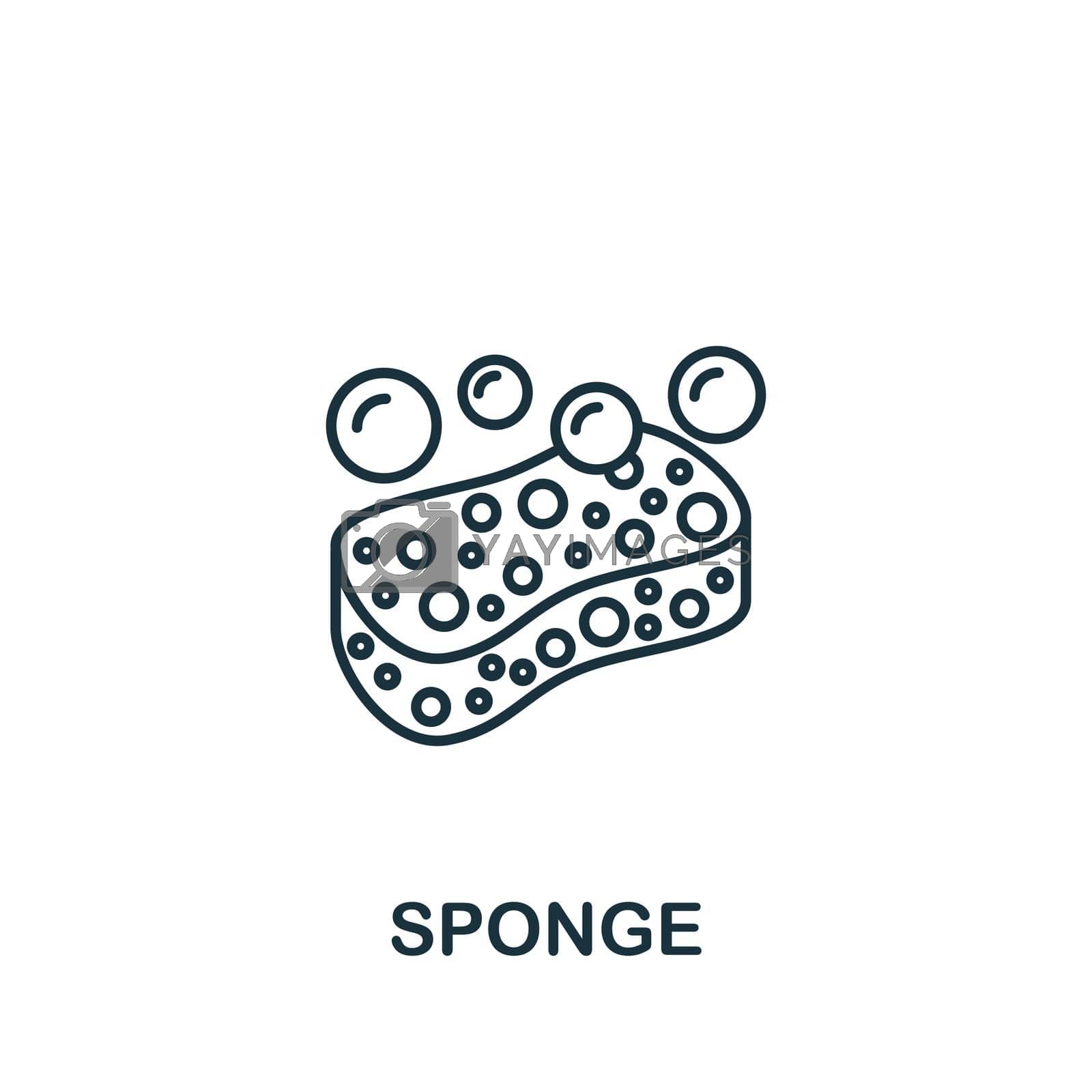 Royalty free image of Sponge icon. Line simple line Housekeeping icon for templates, web design and infographics by simakovavector