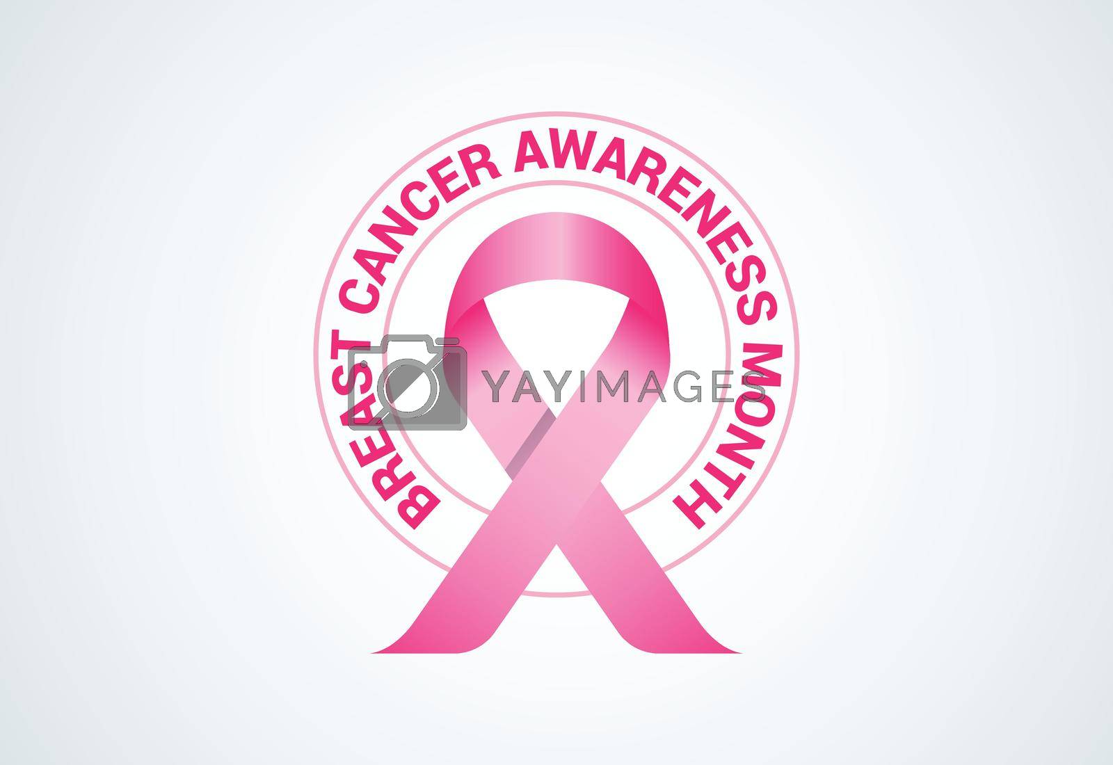 Royalty free image of Breast cancer day. October is breast cancer awareness month. by busrat