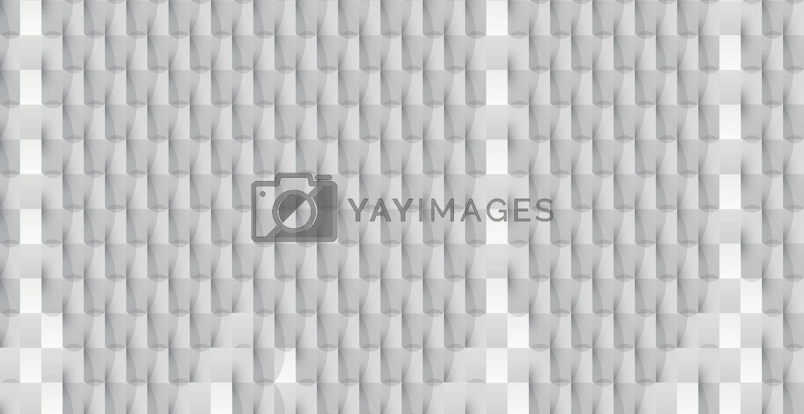 Royalty free image of Abstract background white - gray rectangles - Vector by BEMPhoto