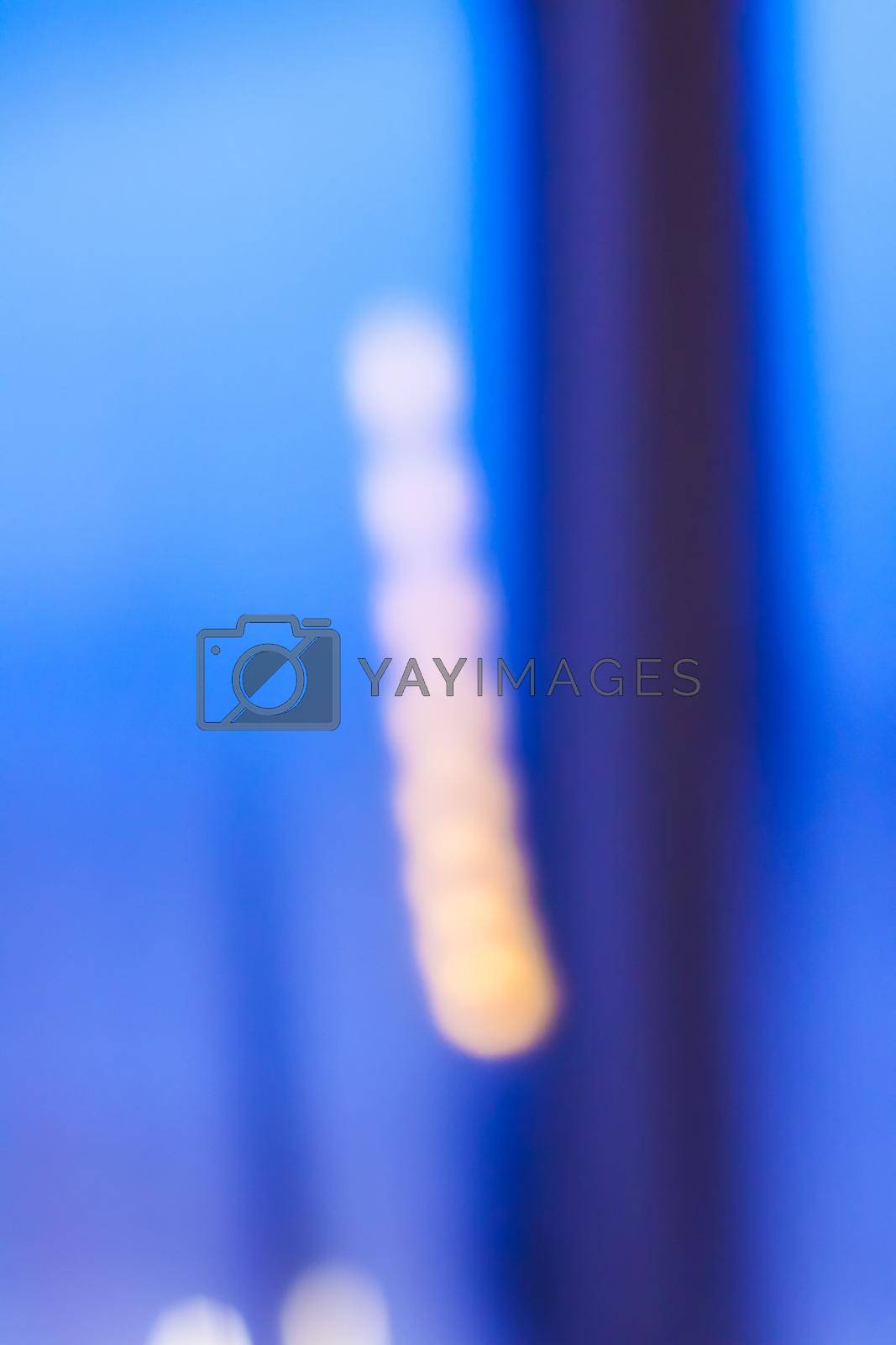 Royalty free image of Evening city lights in motion by Anneleven