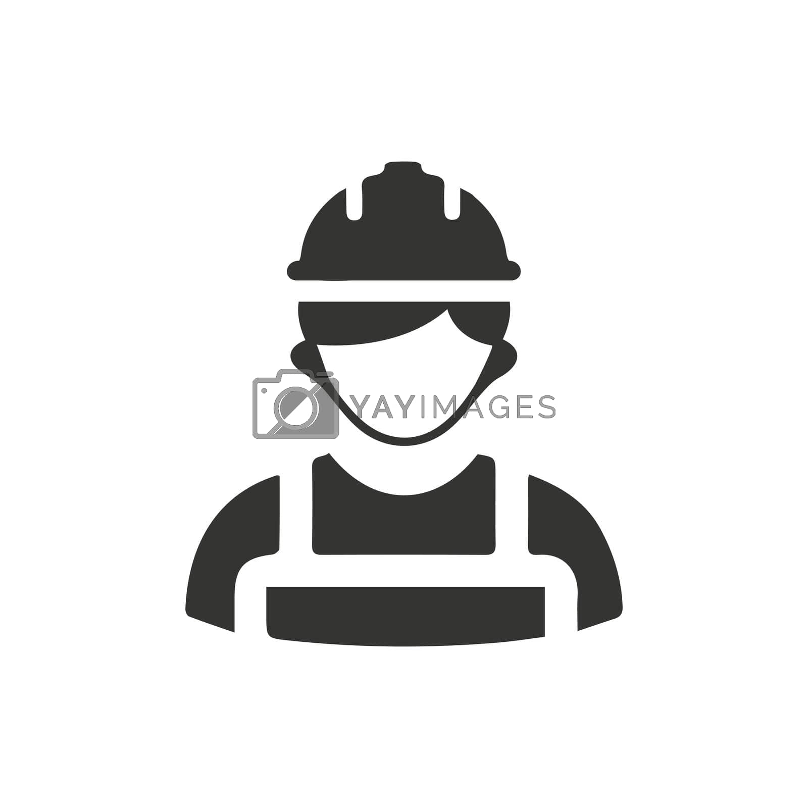 Royalty free image of Contractor Icon by delwar018
