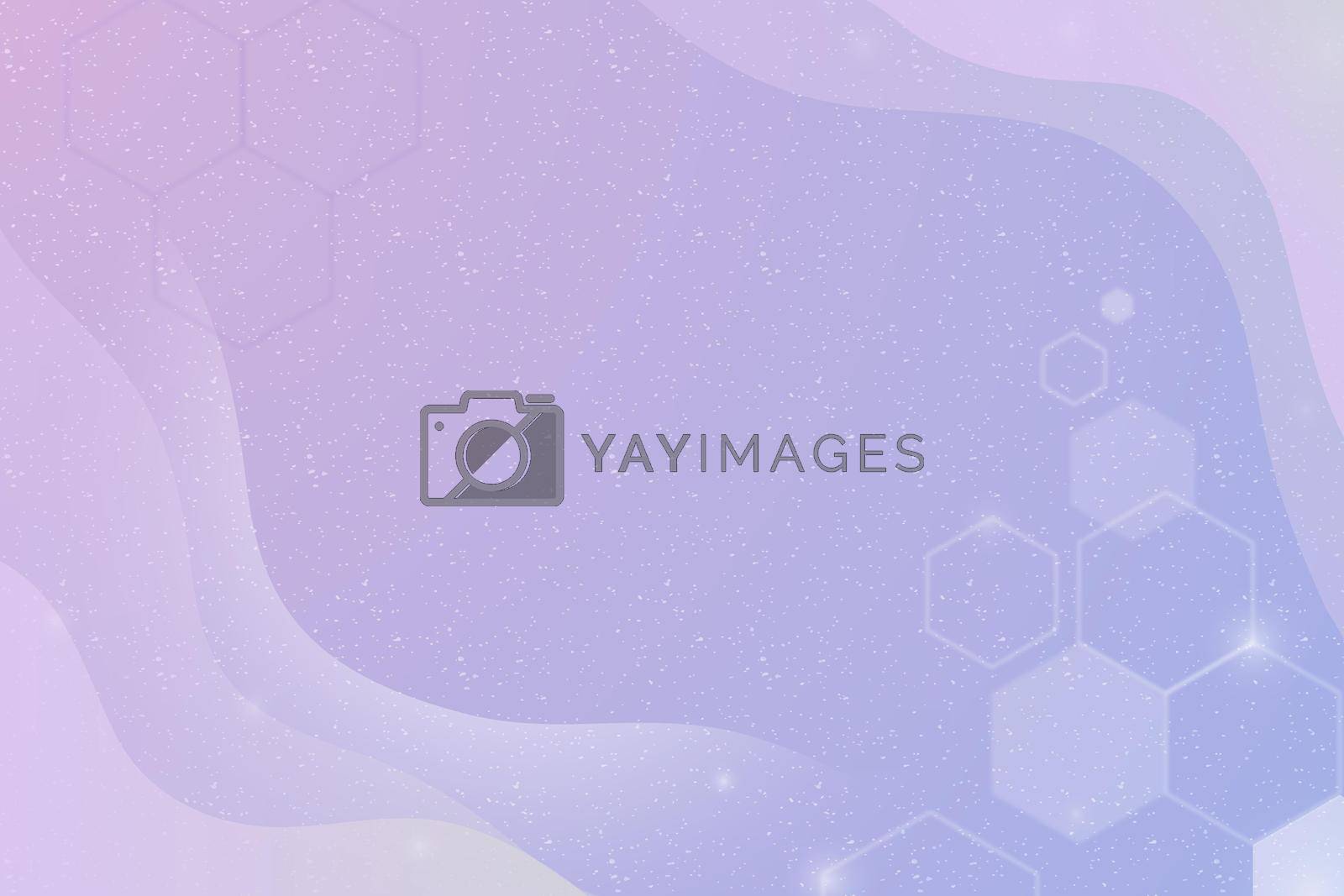 Royalty free image of Aesthetic background vector with hexagons by vectorart